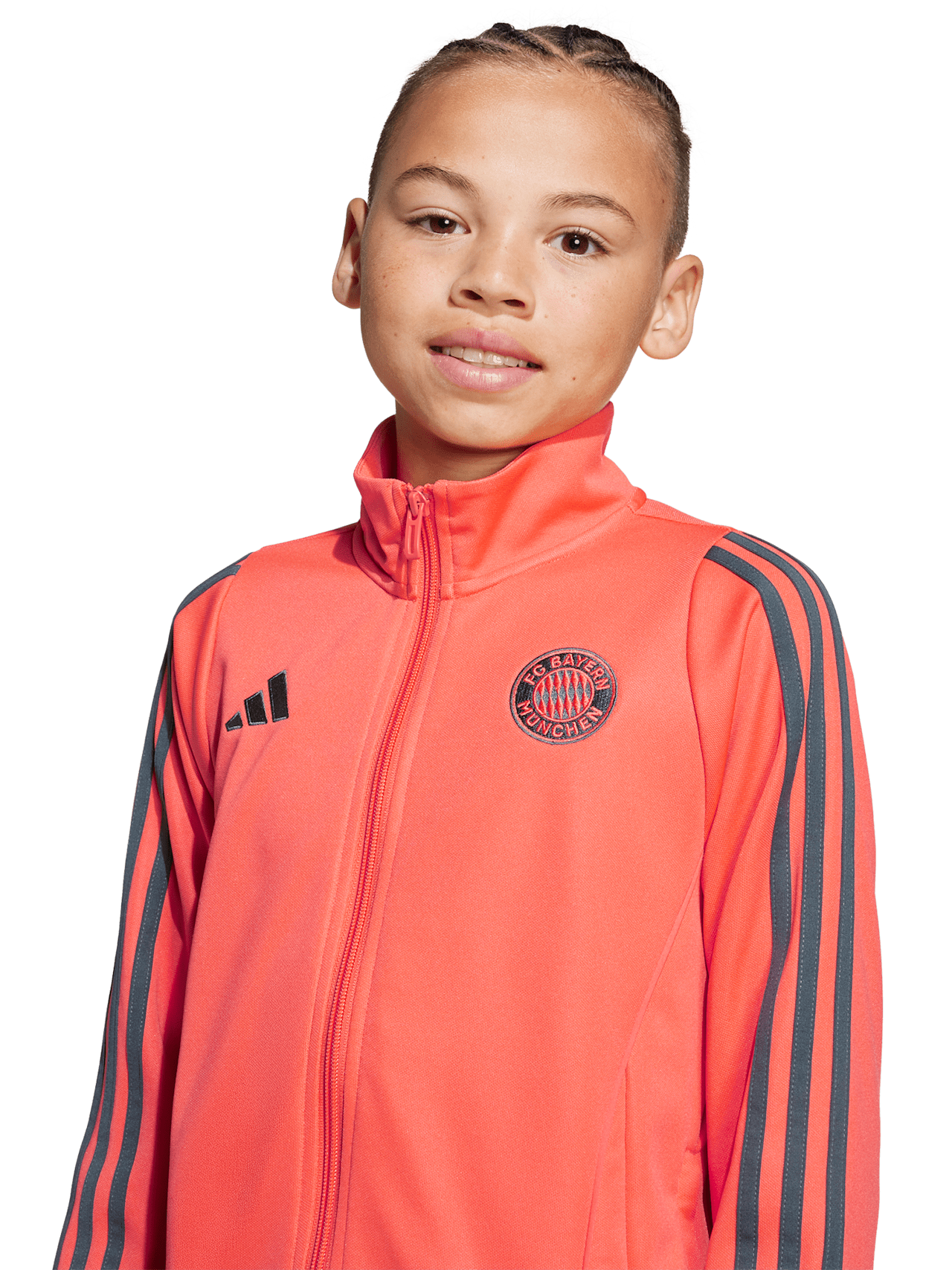 Kinder Trainingsanzug Teamline Orange Offizieller FC Bayern Store
