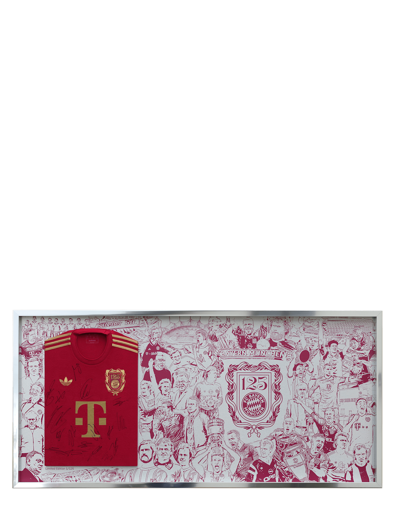 Trikotrahmen 125 Jahre detail 1