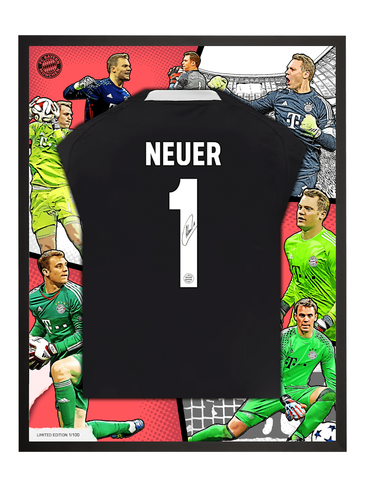 Trikotrahmen Neuer - Limited Edition detail 1