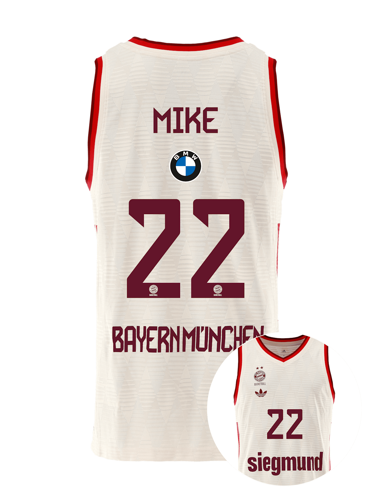 Basketball Auth. Trikot Away 25-26 detail 2