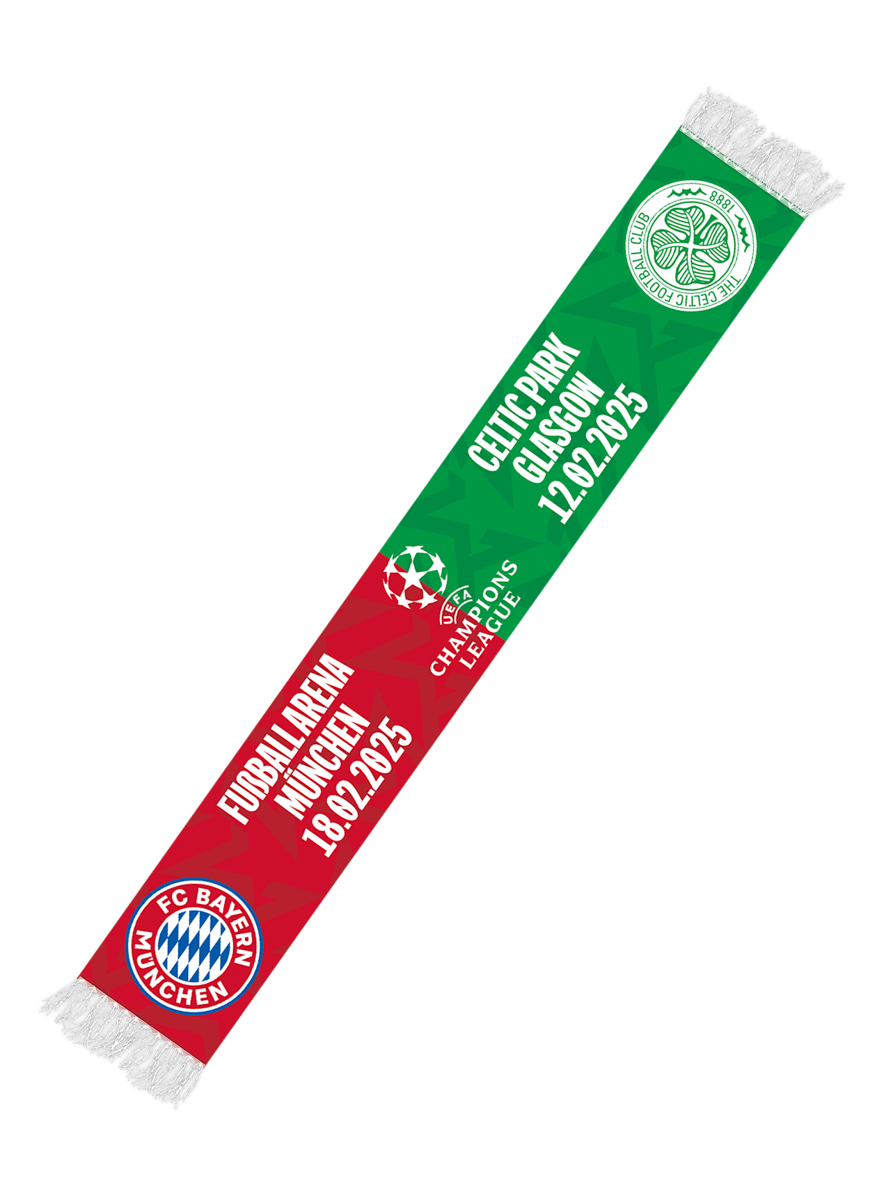 Schal UCL Playoffs 24-25 Celtic Glasgow detail 2