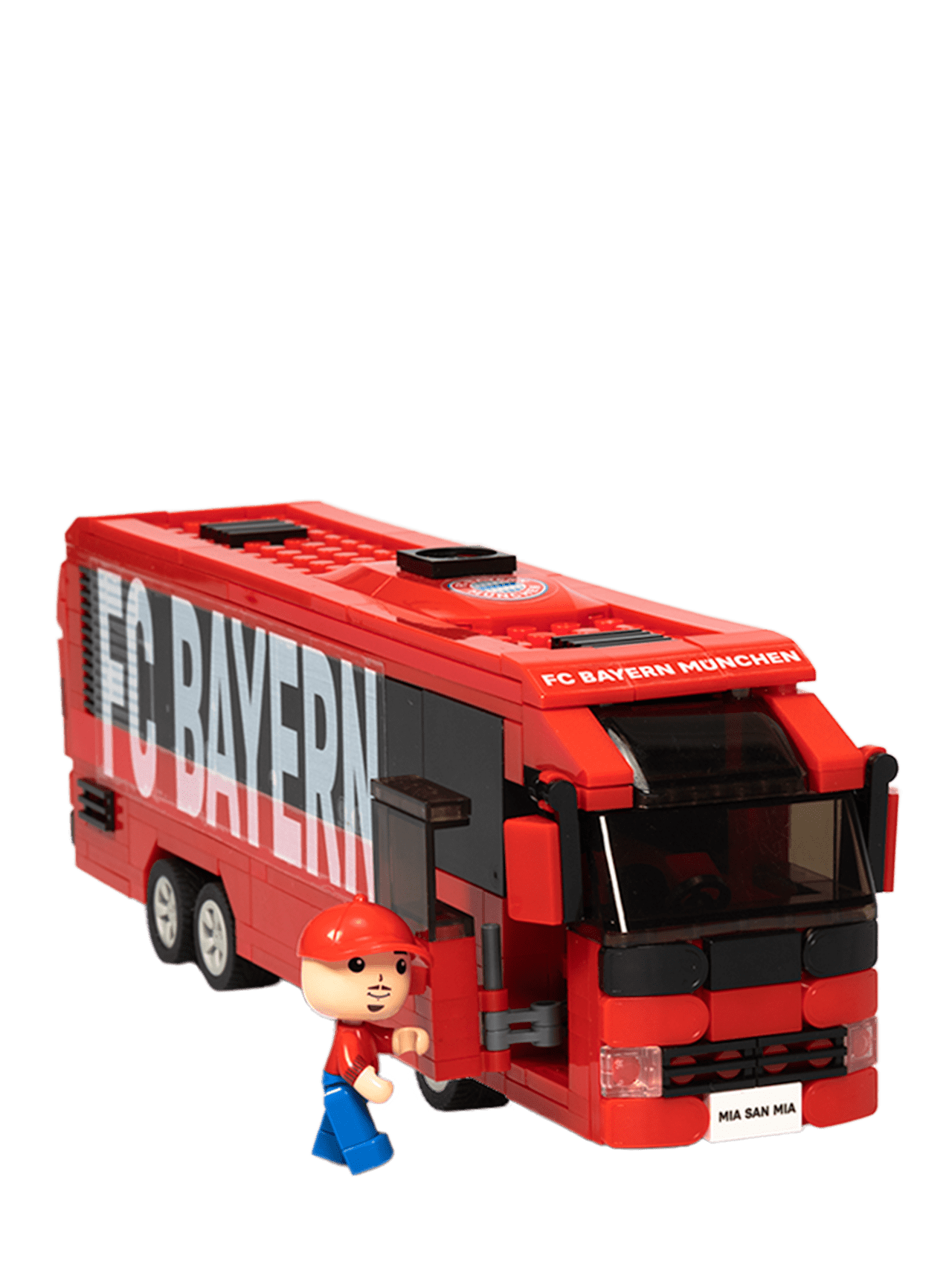 Klemmbausteine Mannschaftsbus 340 Teile detail 3