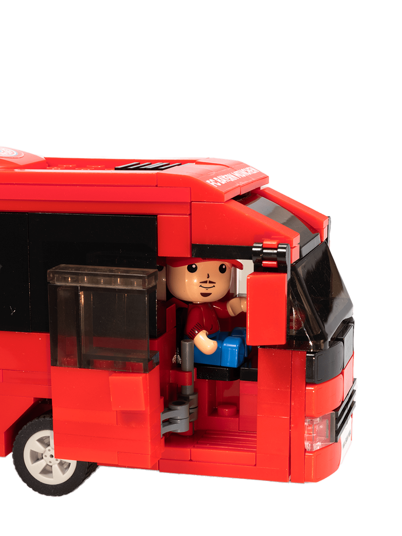 Klemmbausteine Mannschaftsbus 340 Teile detail 4