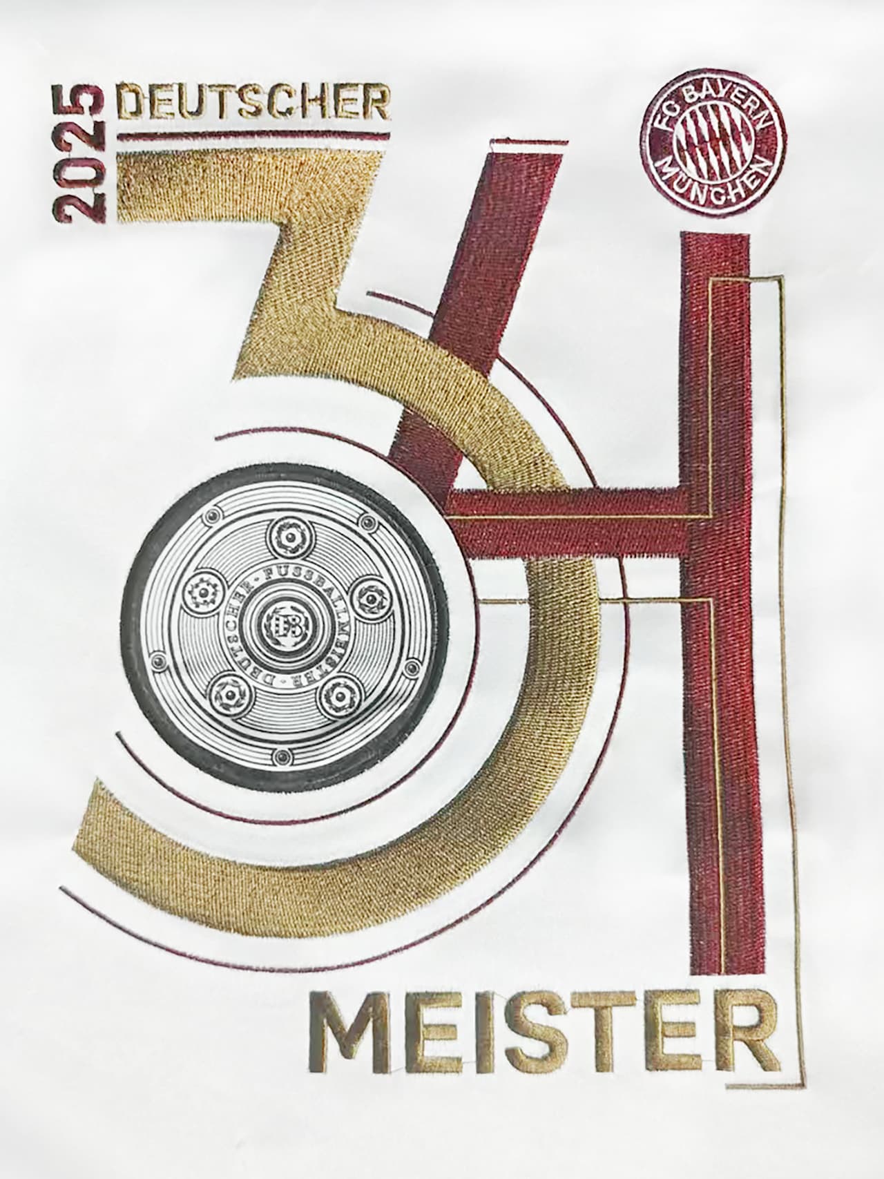 Wimpel Deutscher Meister 2025 detail 2