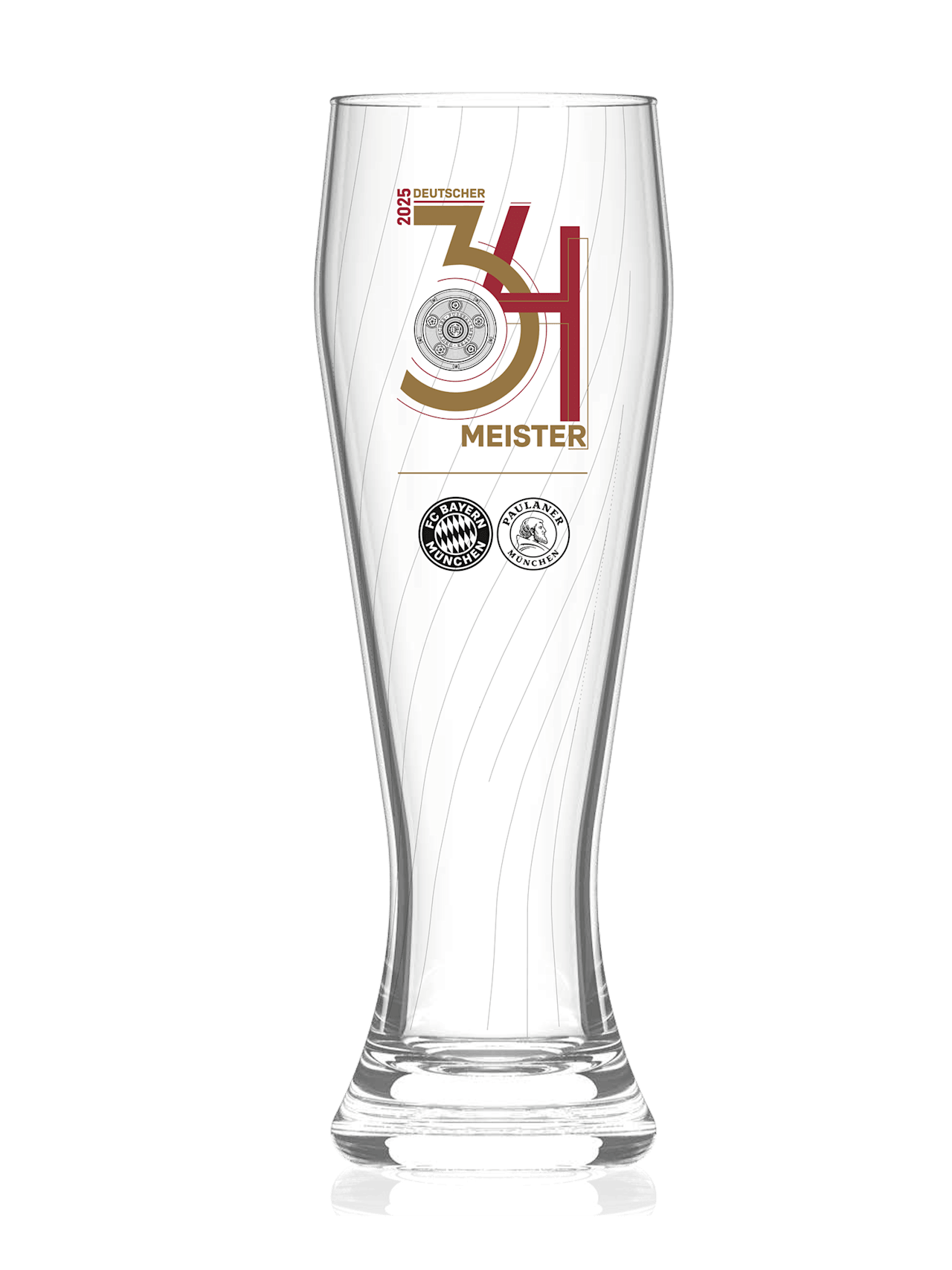 Weißbierglas Deuscher Meister 3l 1