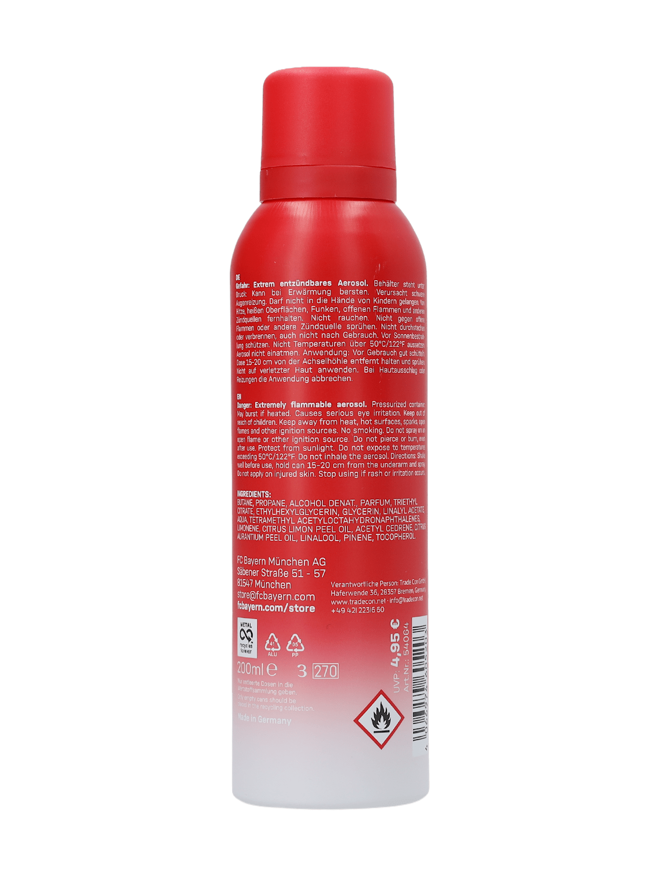 Deodorant 200 ml detail 2