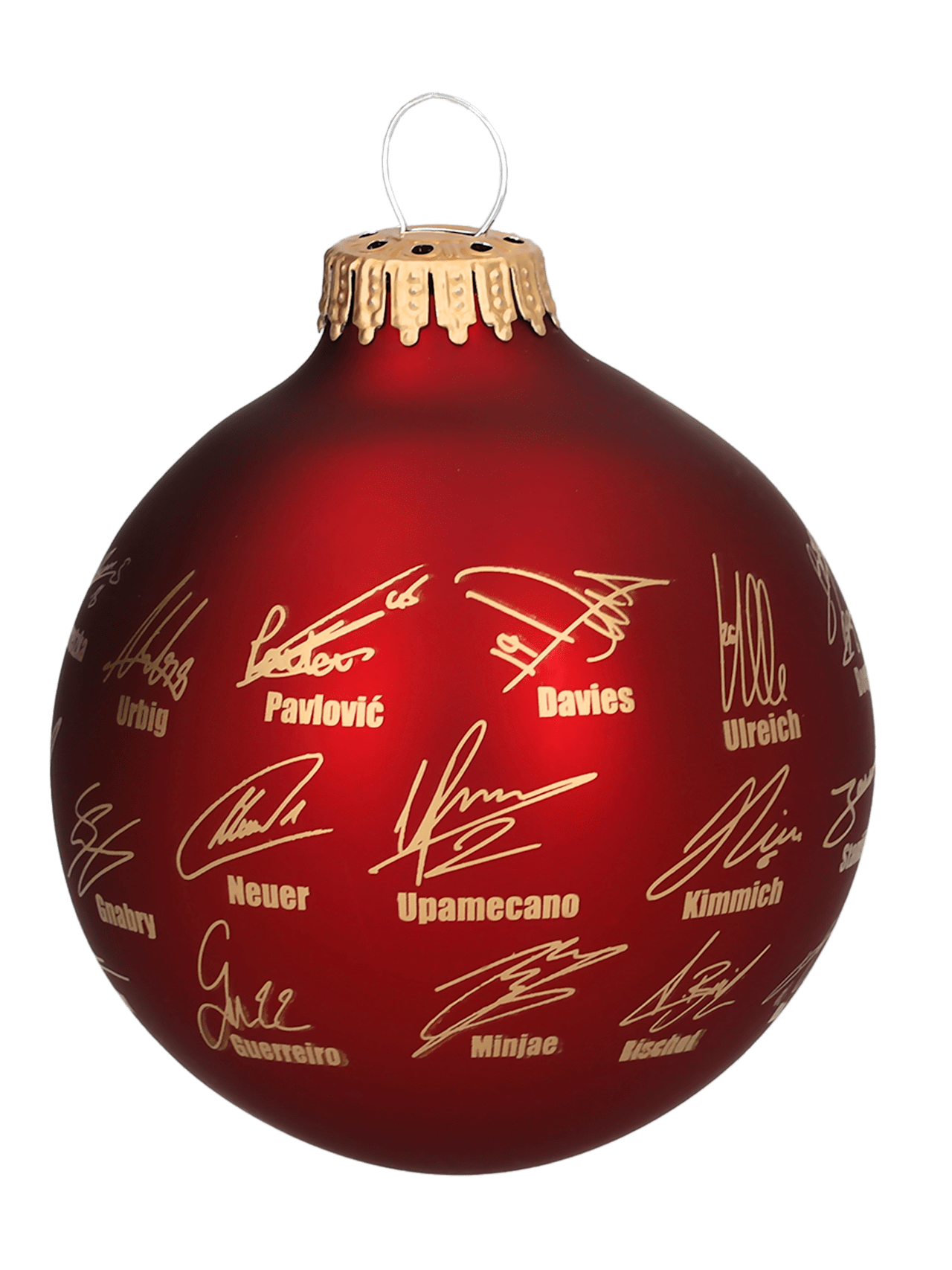 Christbaumkugel Signature detail 2
