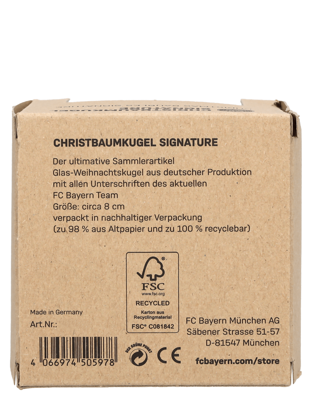 Christmas tree ball Signature detail 3