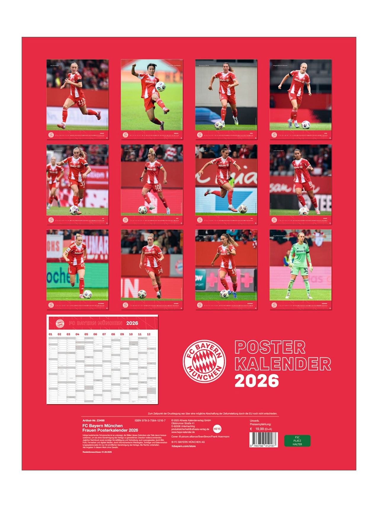 Posterkalender Frauen 2026 detail 2