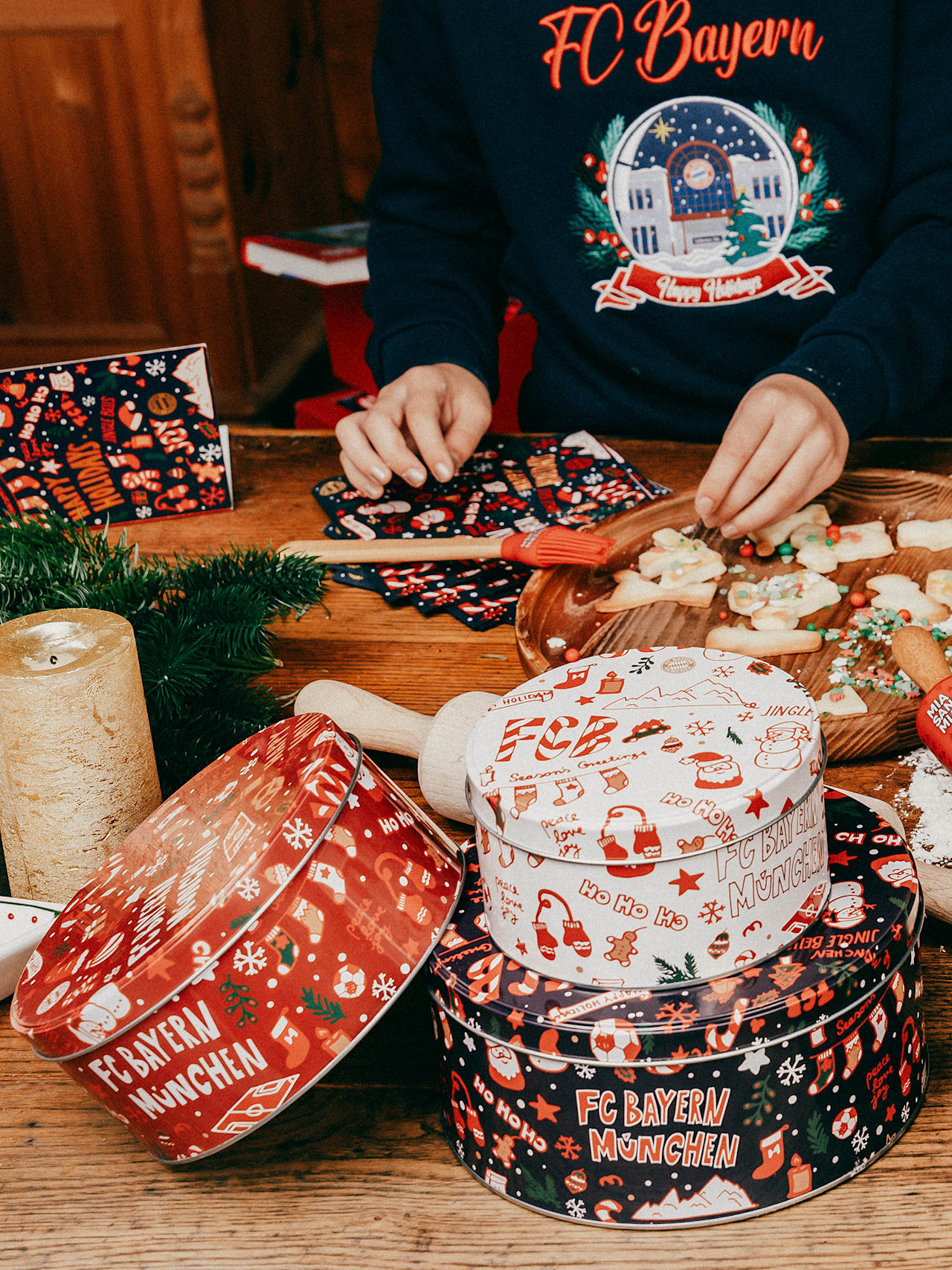 Keksdosen 3er-Set Winter detail 5