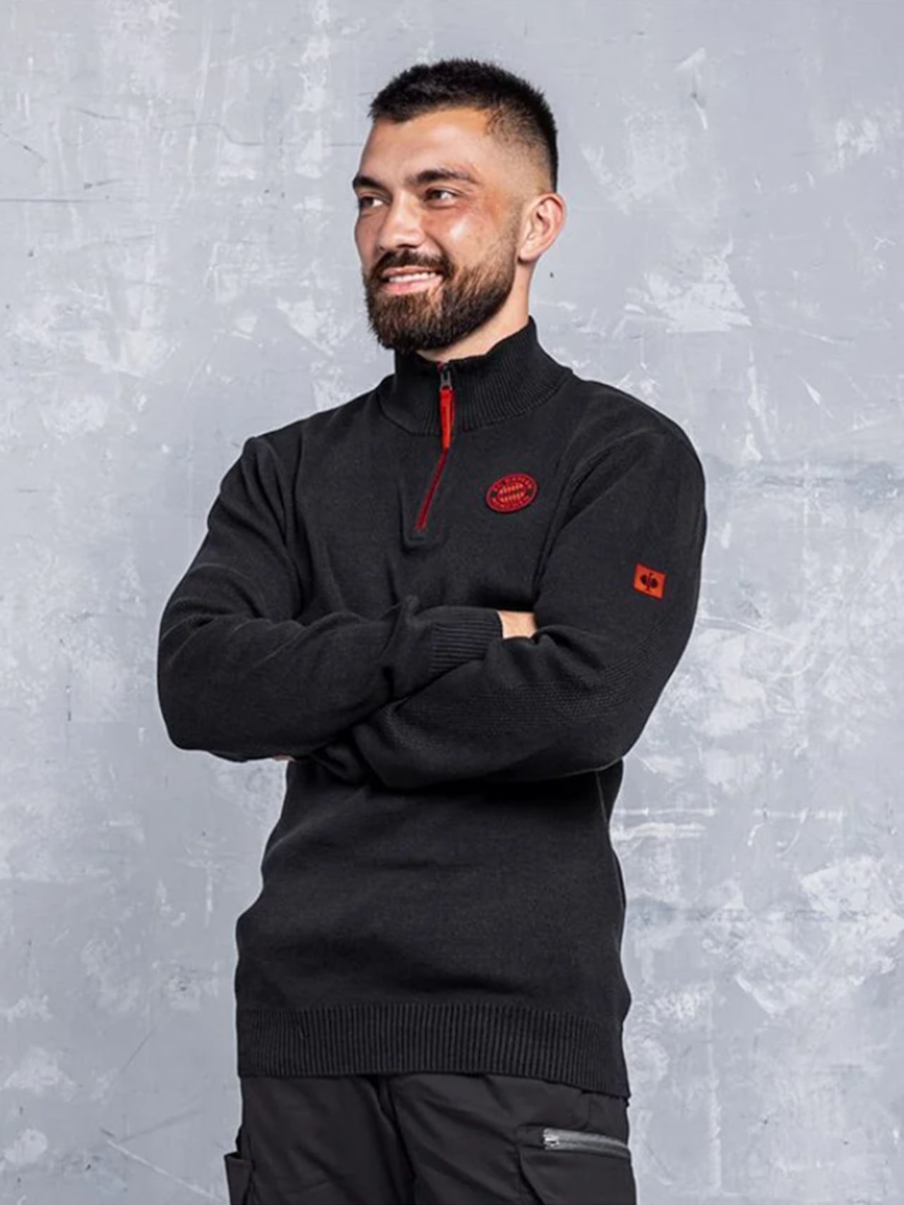 Half-Zip Pullover How Bayern Works detail 3