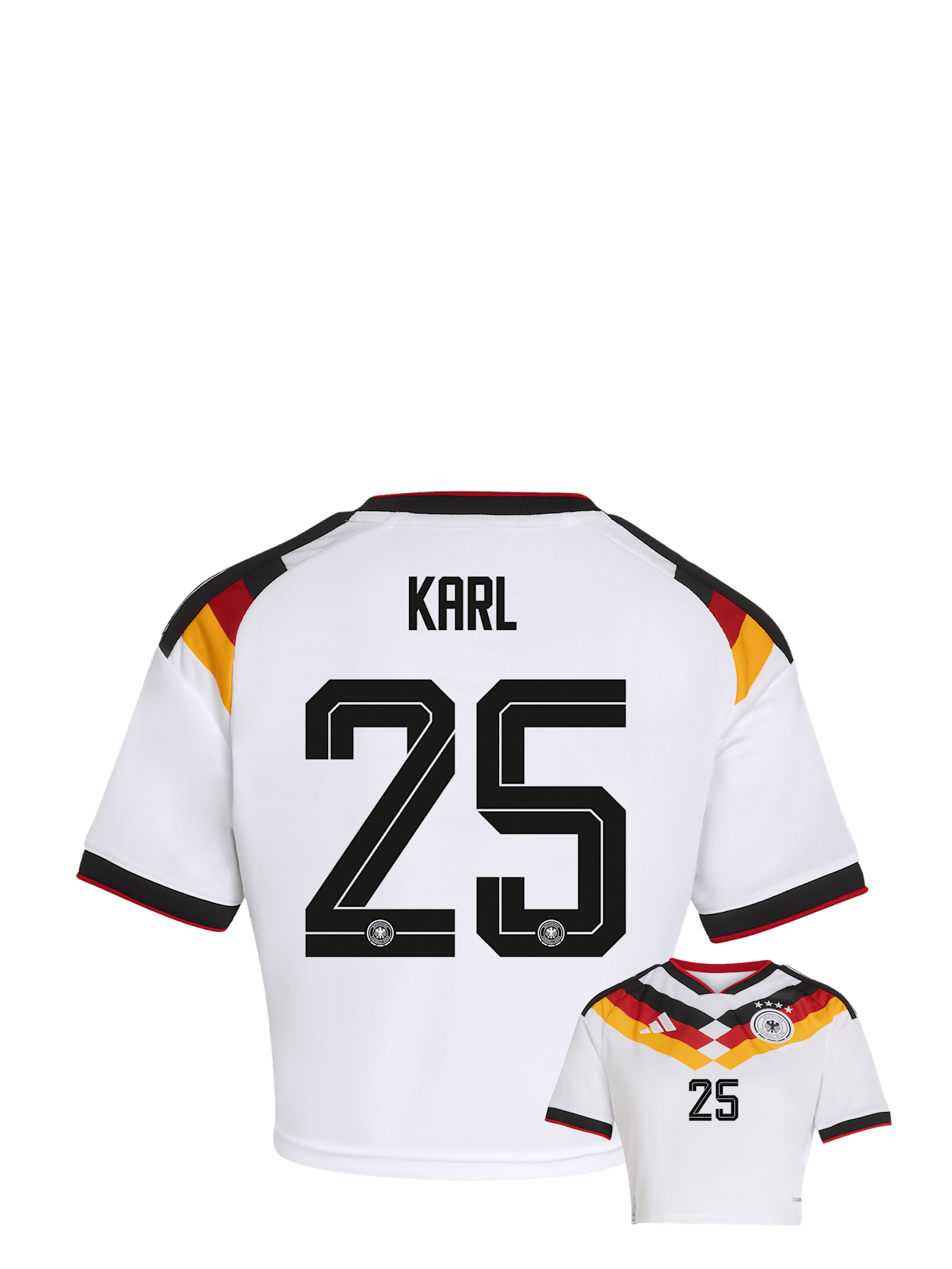 Cropped Trikot Home DFB detail 2