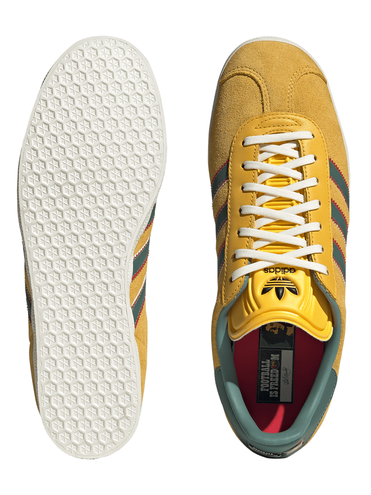 Schuhe Gazelle Bob Marley detail 3