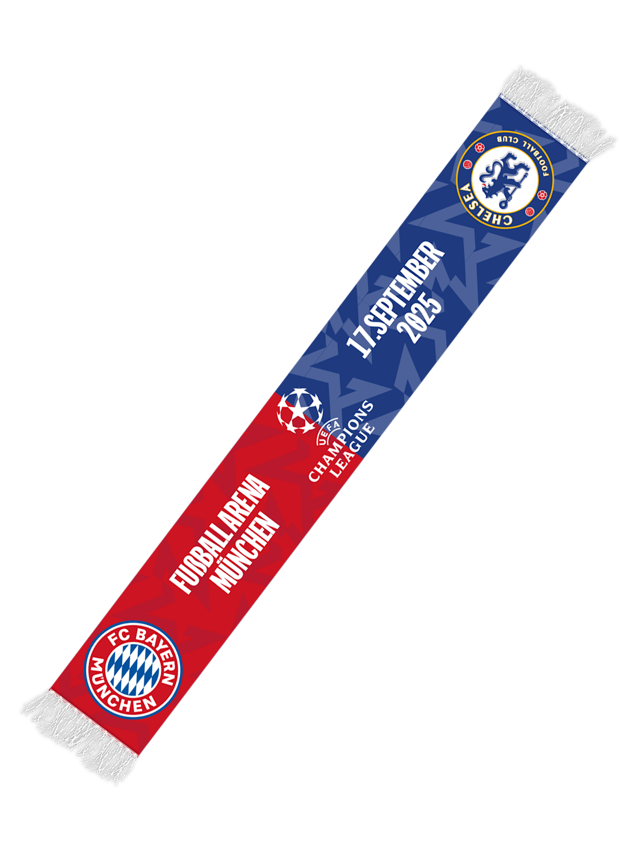 Schal UCL Gruppe 25-26 Chelsea detail 2