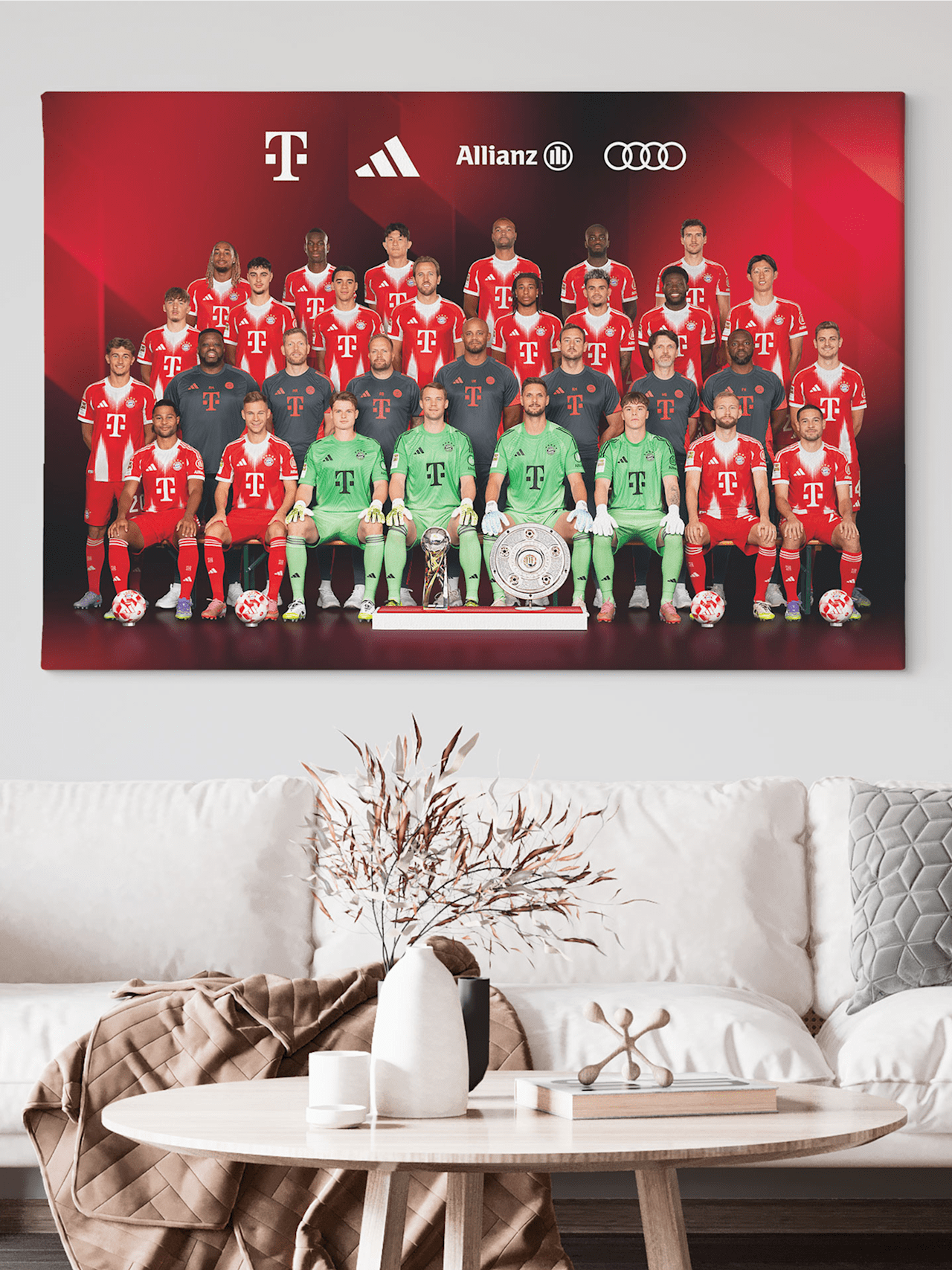 Leinwand Mannschaftsfoto 2025-26 detail 2