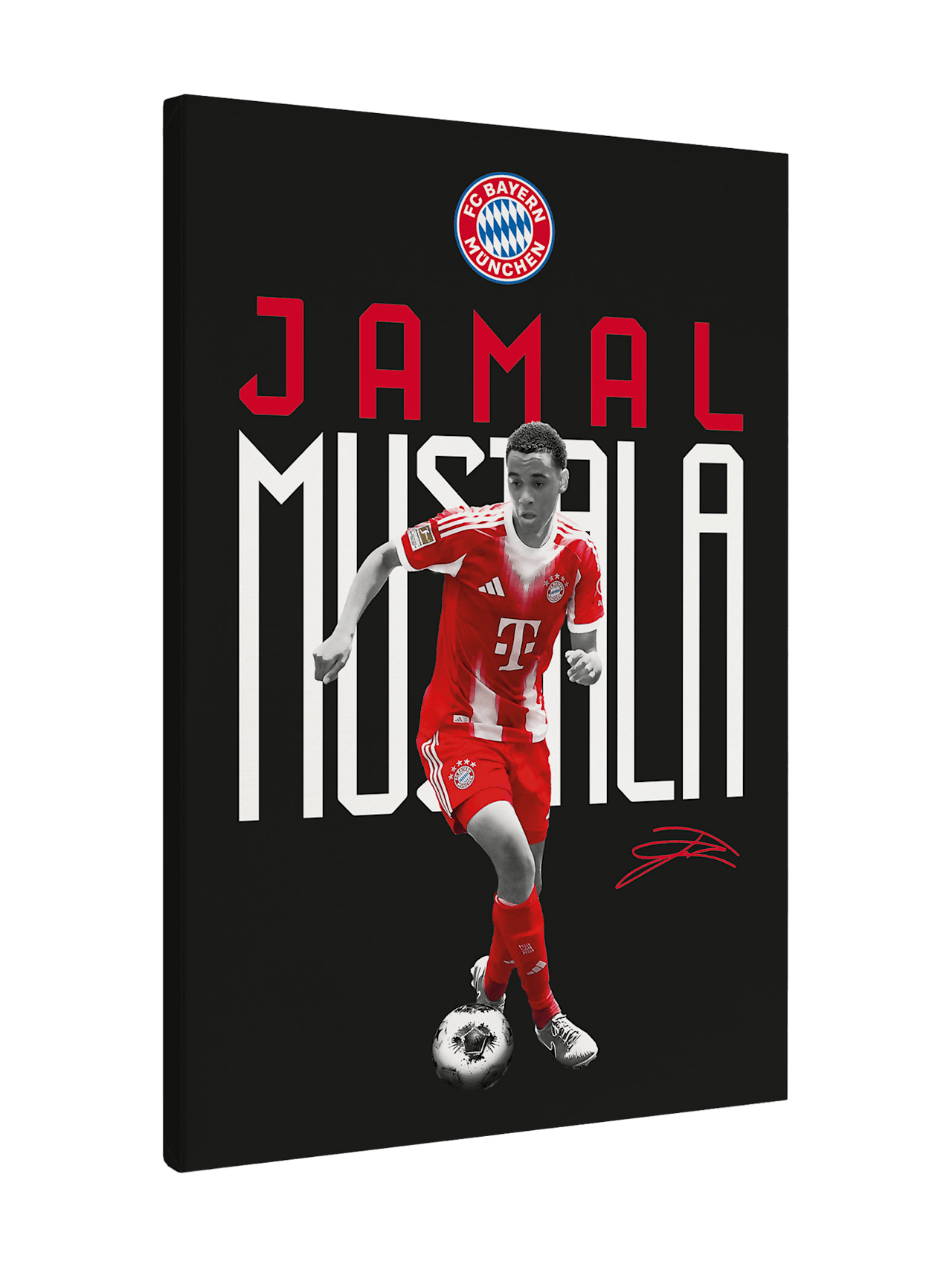 Jamal Musiala Leinwand Musiala 40x60 cm 1