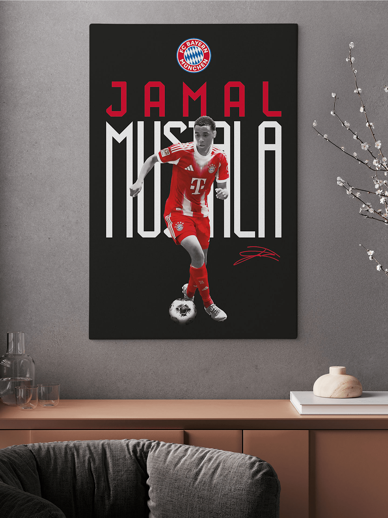 Leinwand Musiala 40x60 cm detail 2