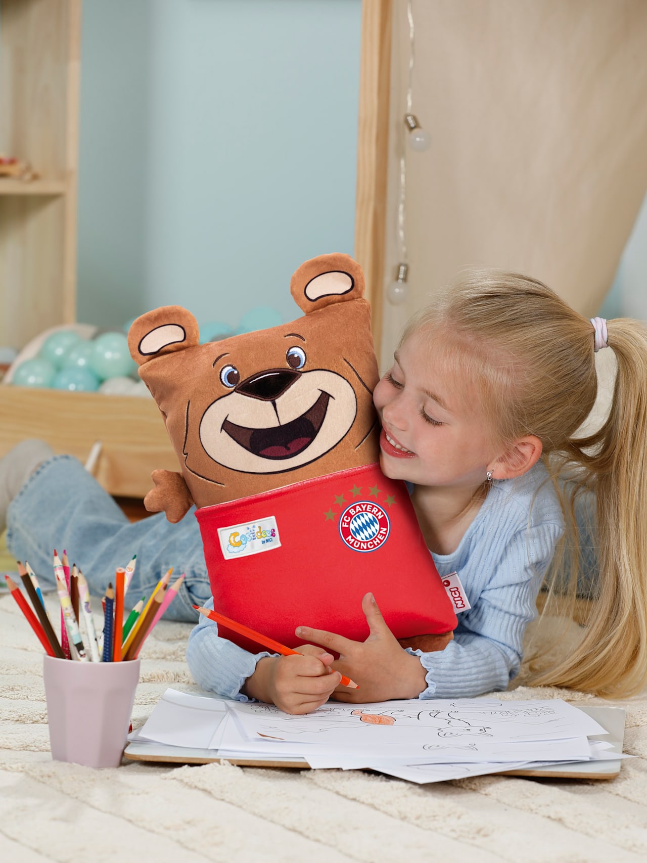 Kuschelkissen Berni mit Wendefunktion detail 6