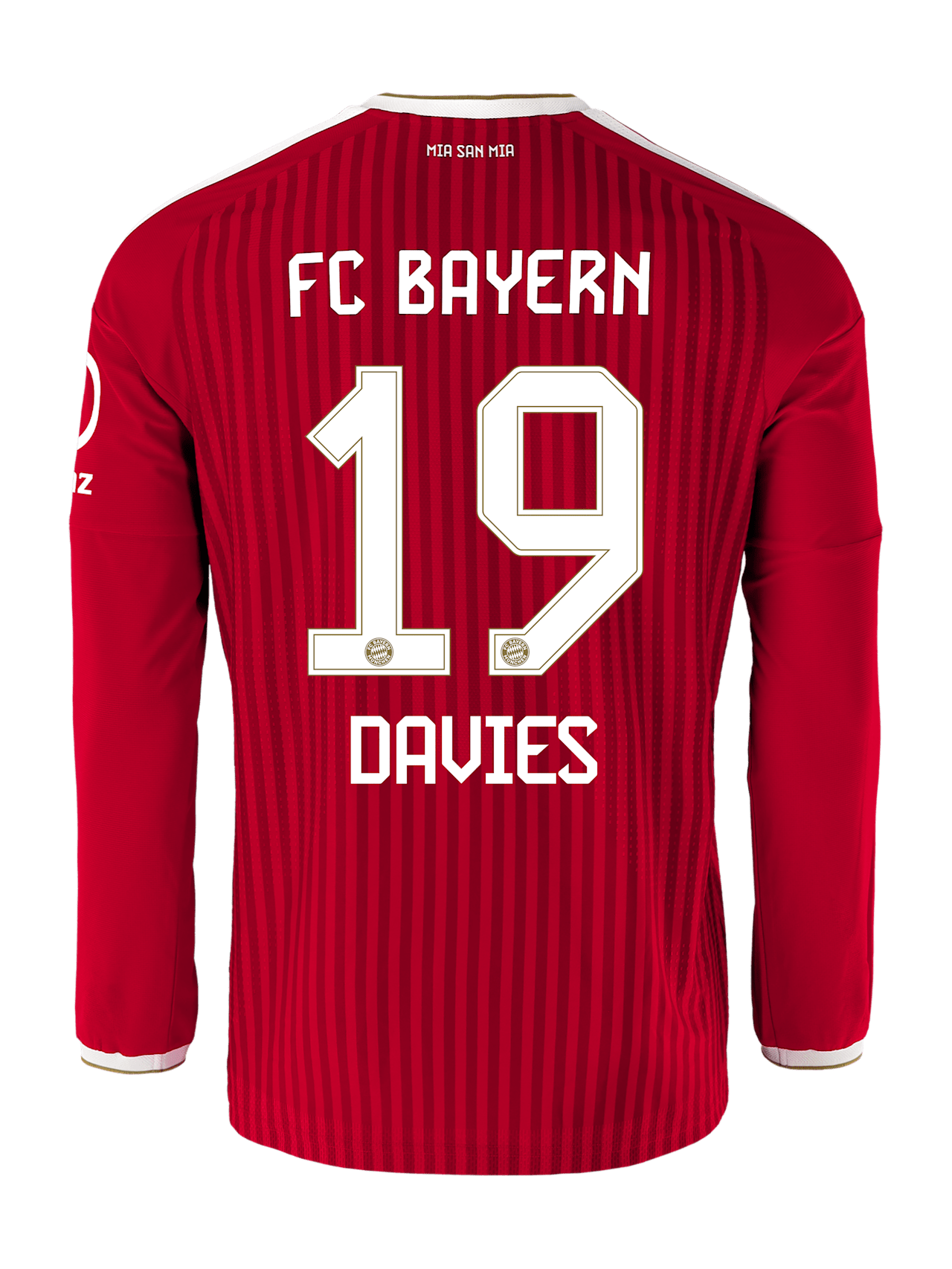 Alphonso Davies Hommes Maillot Manches Longues Authentique Domicile 26-27 1
