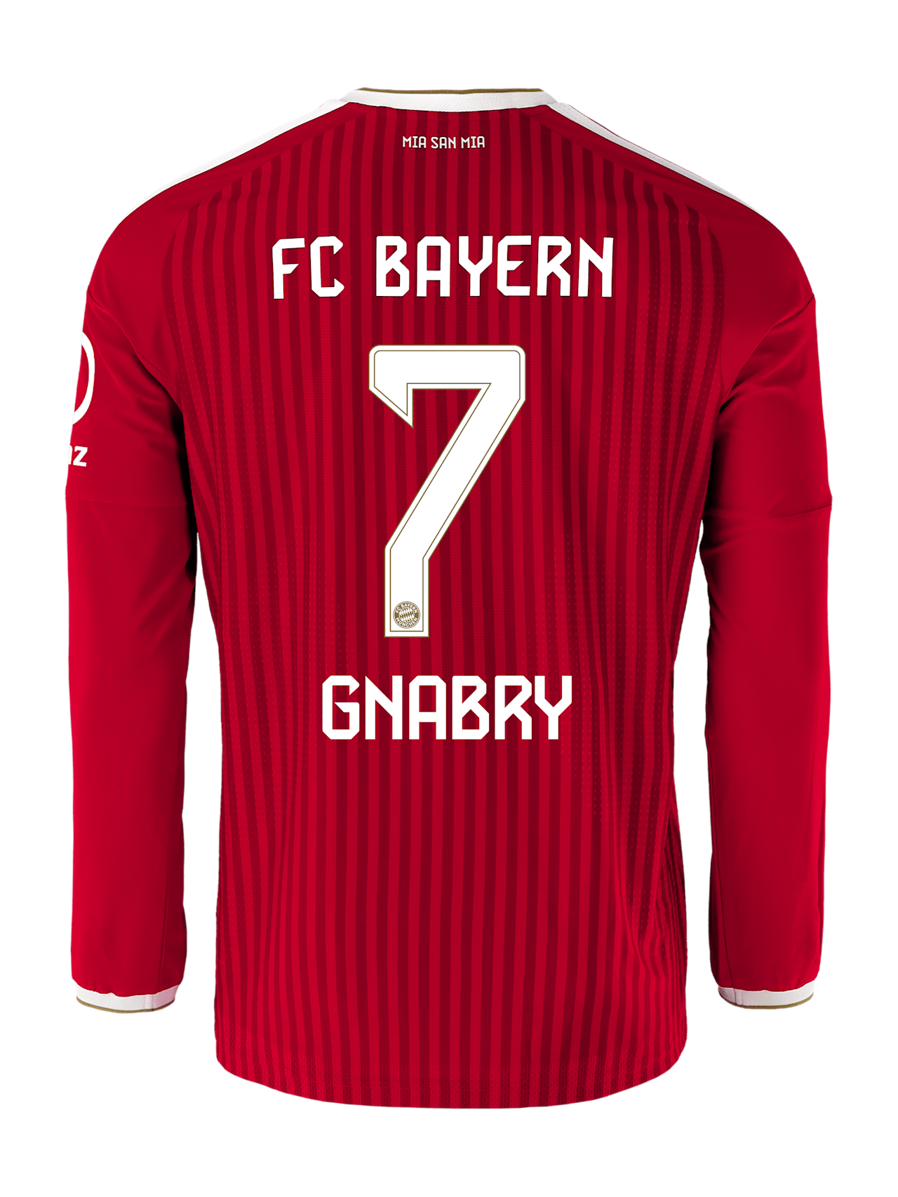 Serge Gnabry Hommes Maillot Manches Longues Authentique Domicile 26-27 1