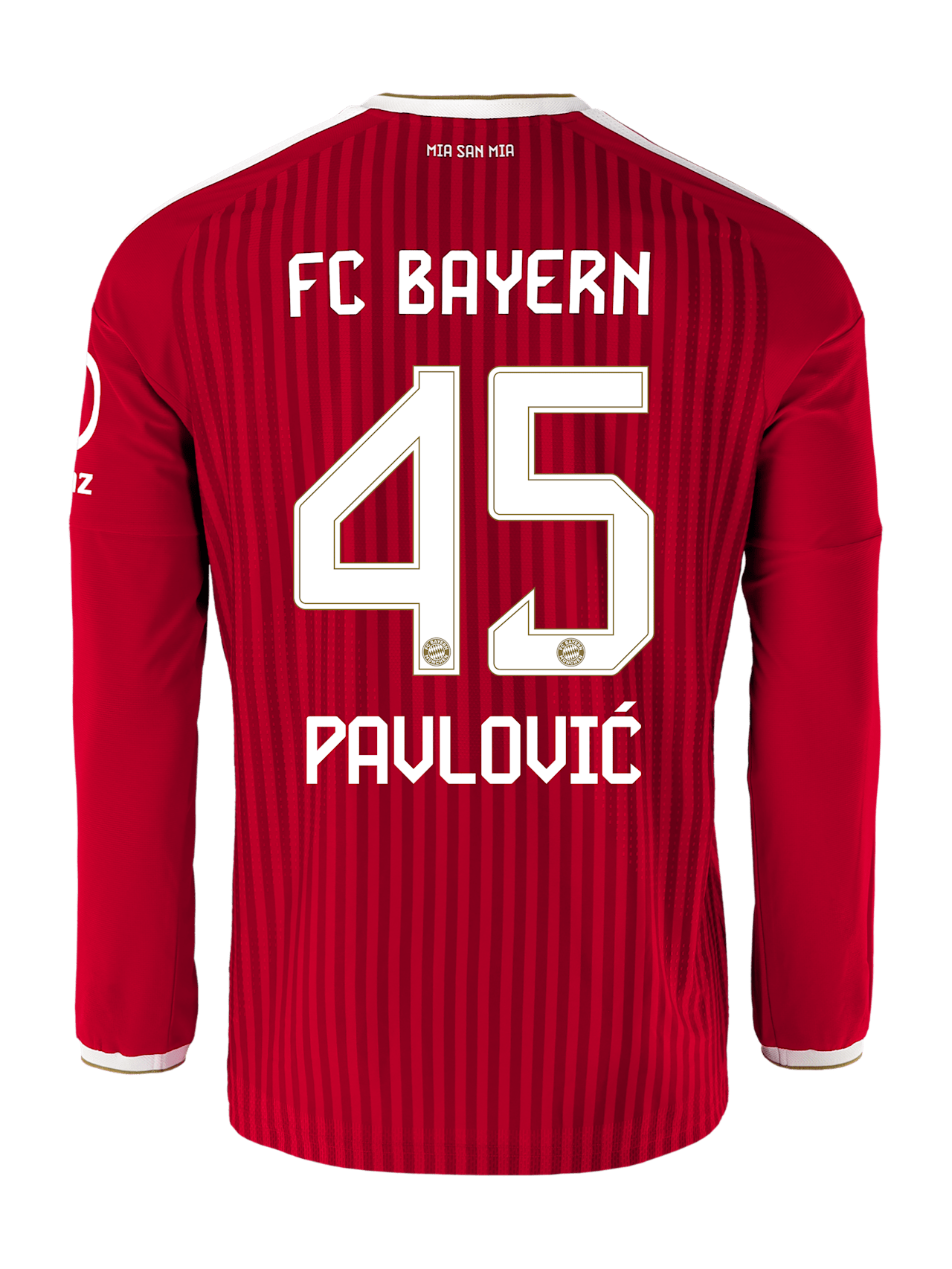Aleksandar Pavlović Hommes Maillot Manches Longues Authentique Domicile 26-27 1