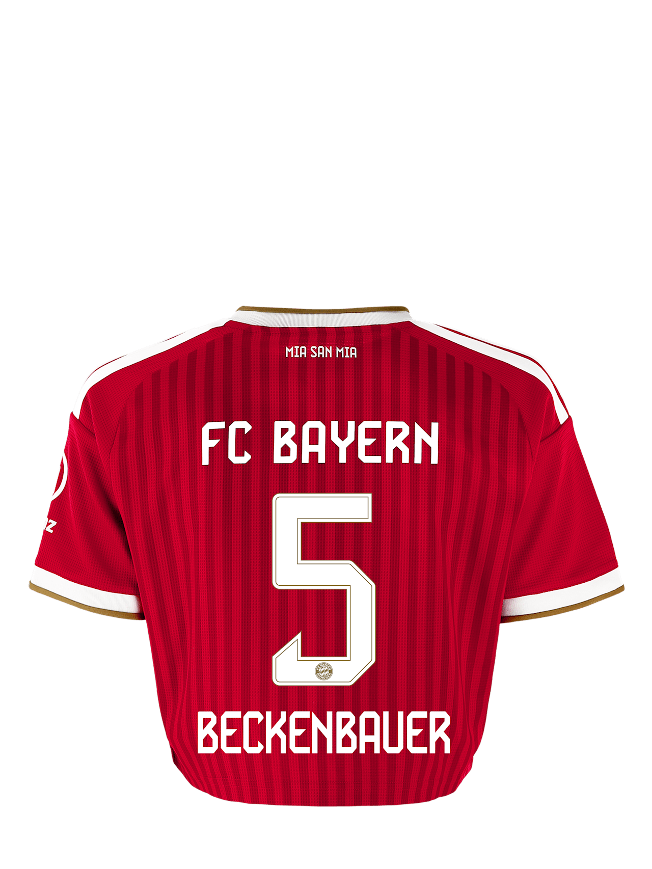 Franz Beckenbauer Women Cropped Jersey Home 26-27 1