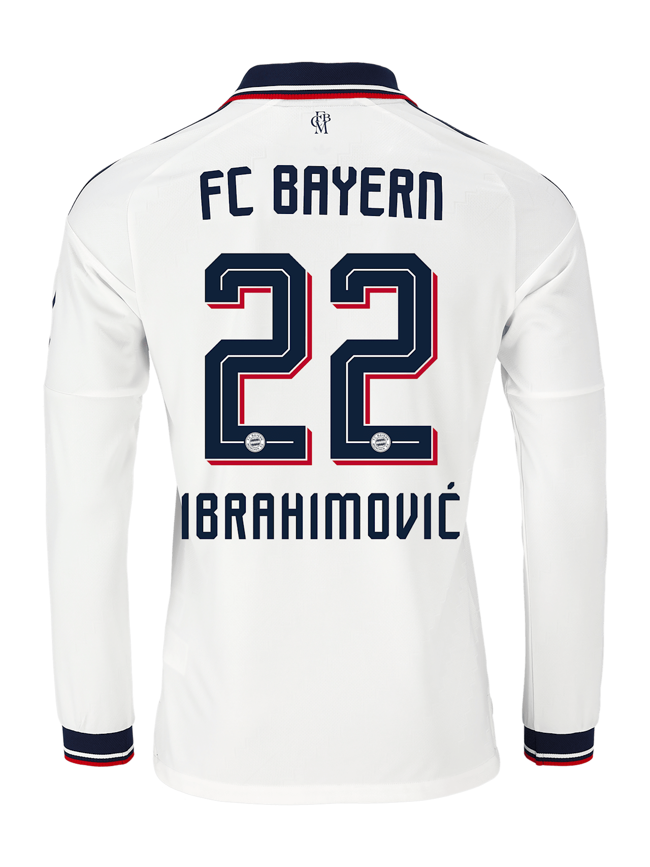 Authentic Langarm Trikot Away 26-27 detail 2