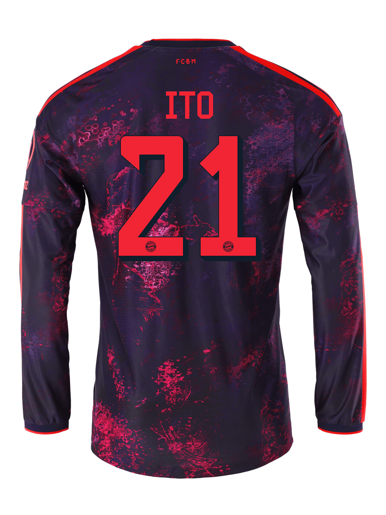 Authentic Langarm Trikot Champions League 26-27 detail 2