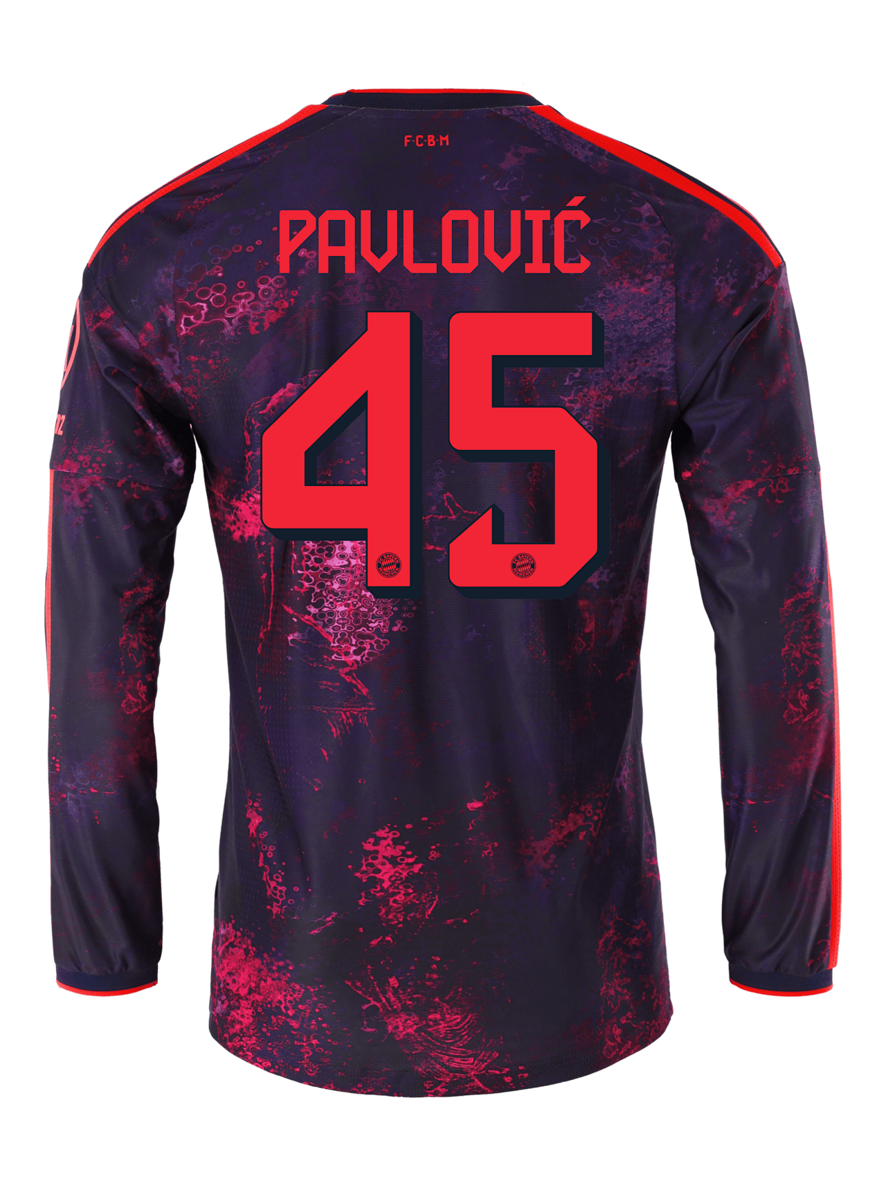 Authentic Langarm Trikot Champions League 26-27 detail 2