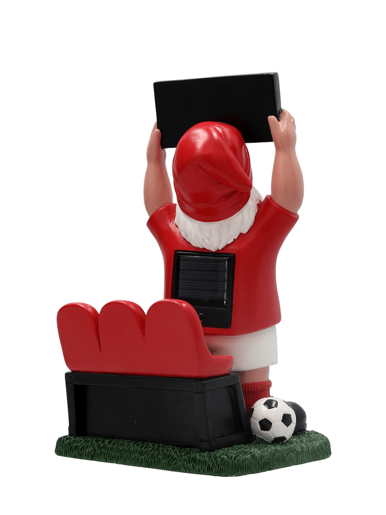 Gartenzwerg Anzeigetafel Solar detail 2