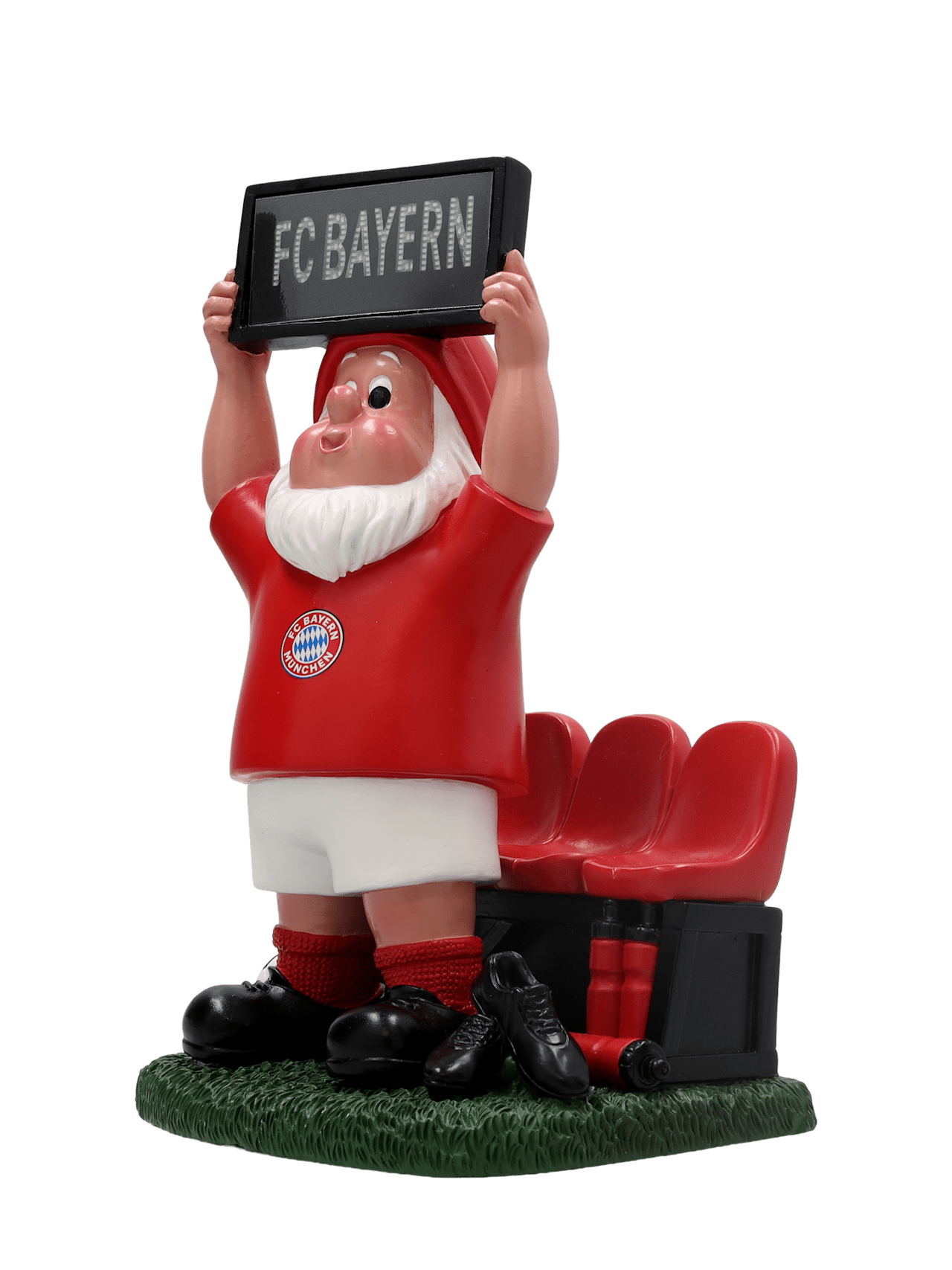 Gartenzwerg Anzeigetafel Solar detail 3