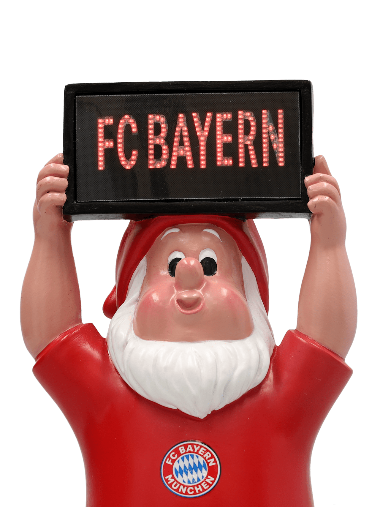 Gartenzwerg Anzeigetafel Solar detail 4