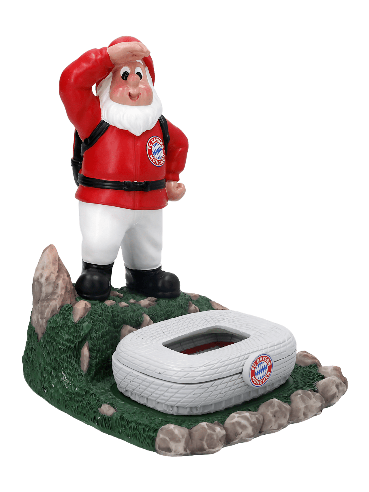 Garden gnome summit climber detail 2