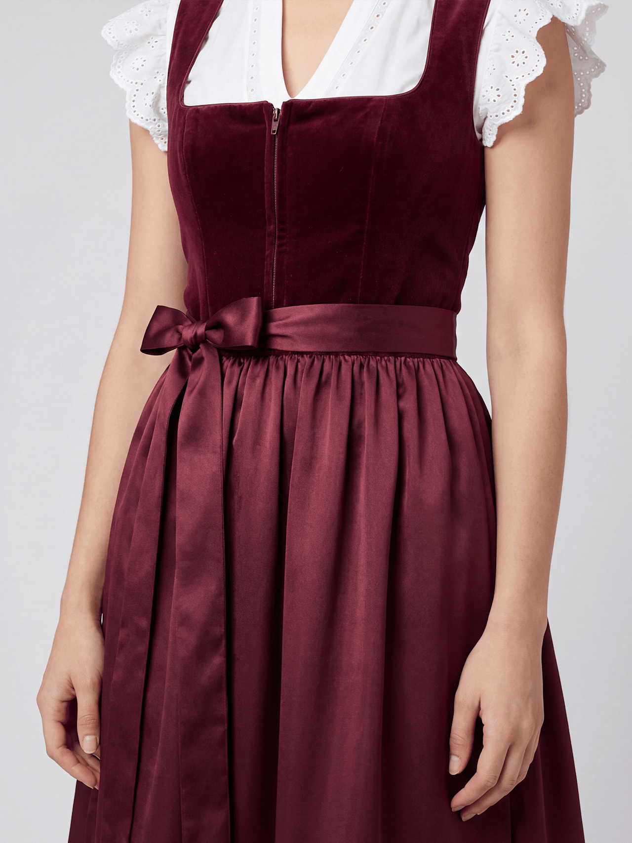 Dirndl Samt detail 4
