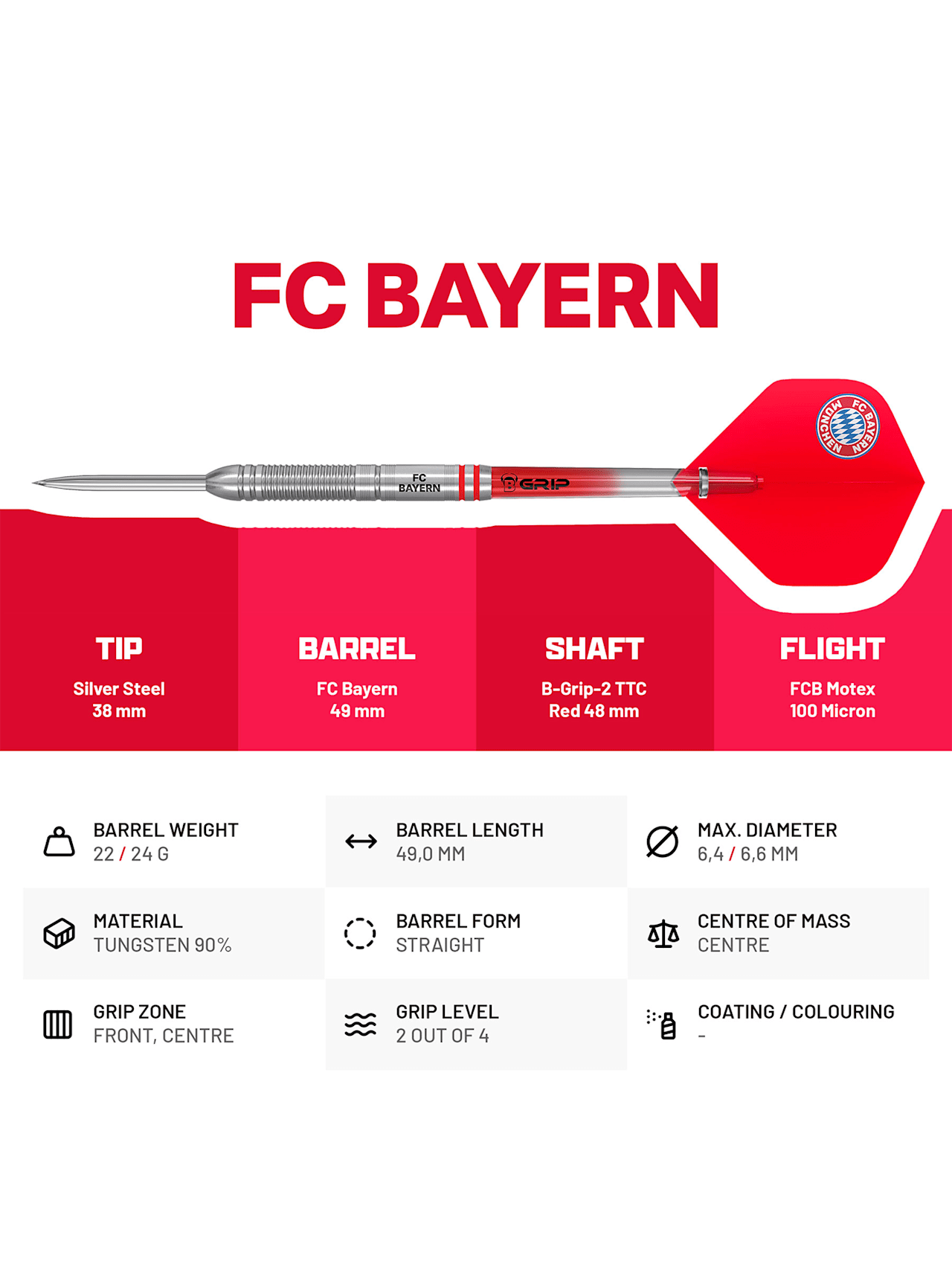 Dartpfeile Tungsten 24 g detail 4
