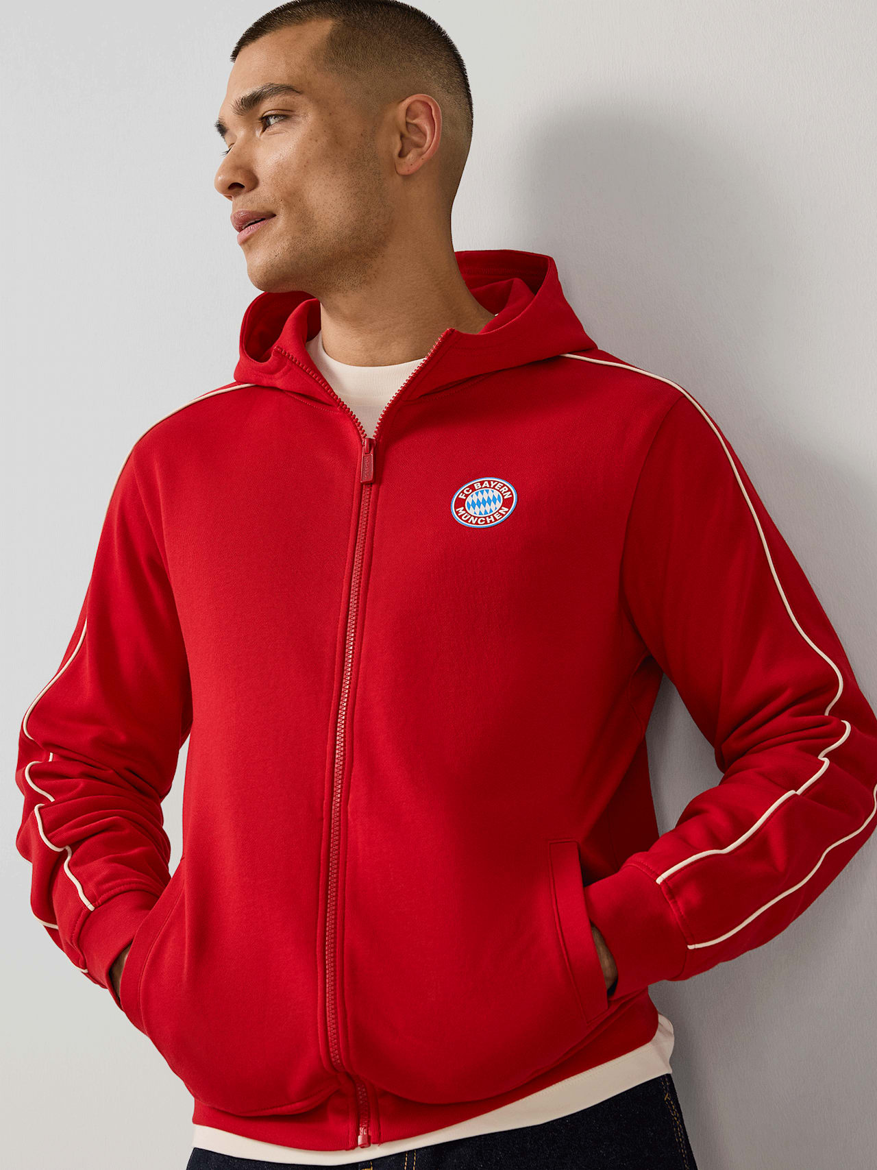 Sudadera con capucha y cremallera Essentials detail 3