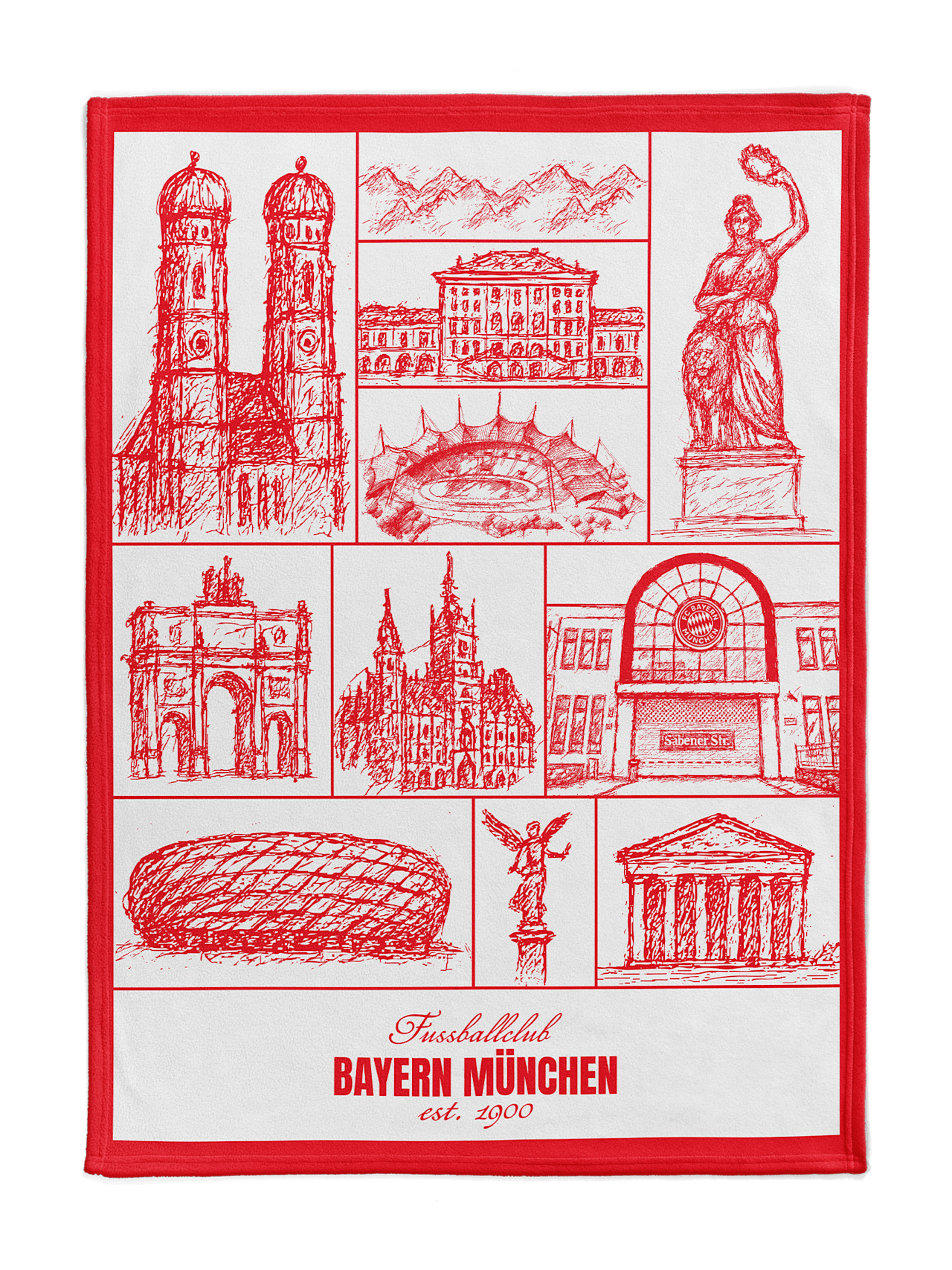 Kuschelfleecedecke München 200x150 cm 1