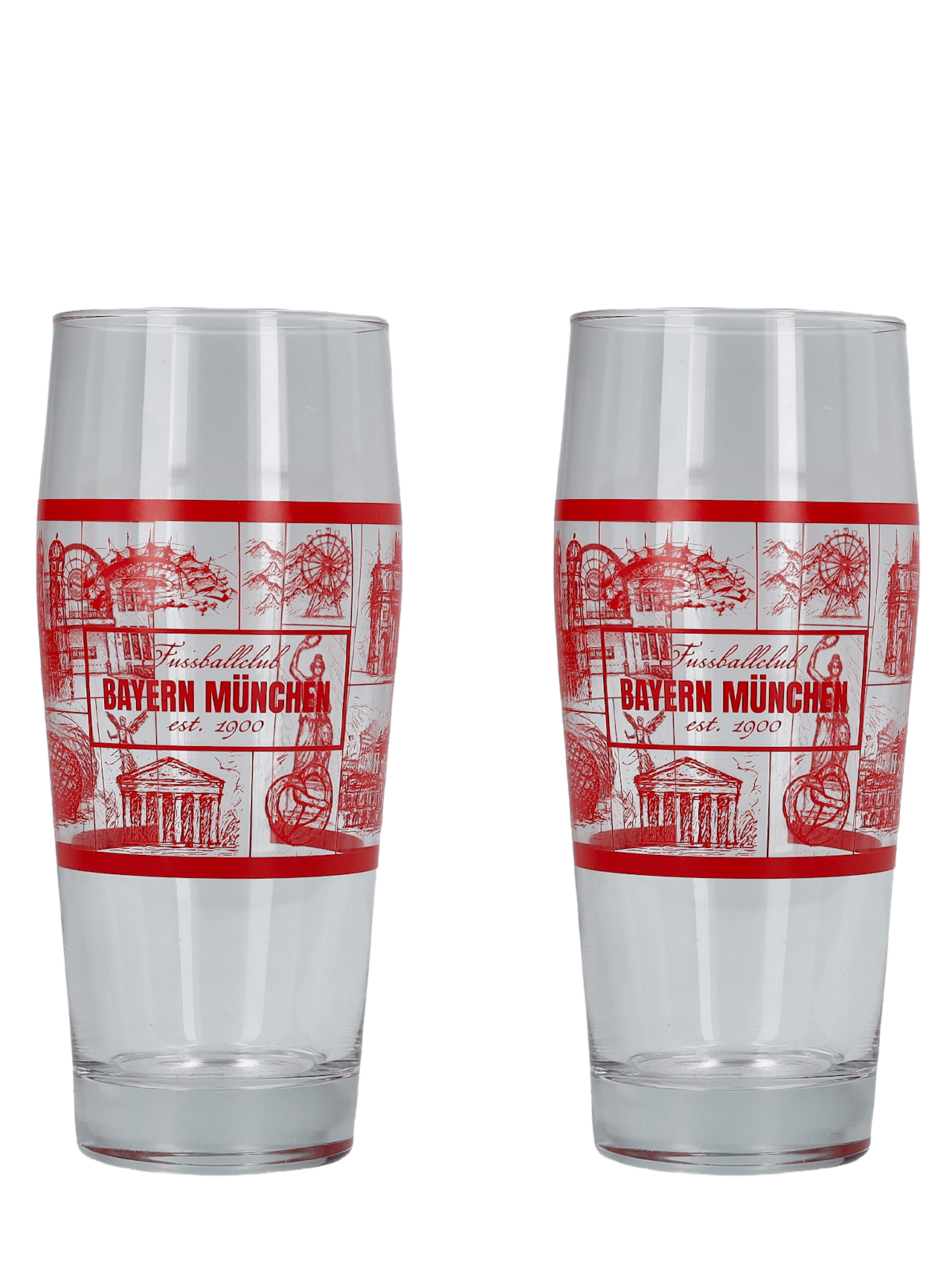 Halbeglas 2er-Set München 0,5 l 1