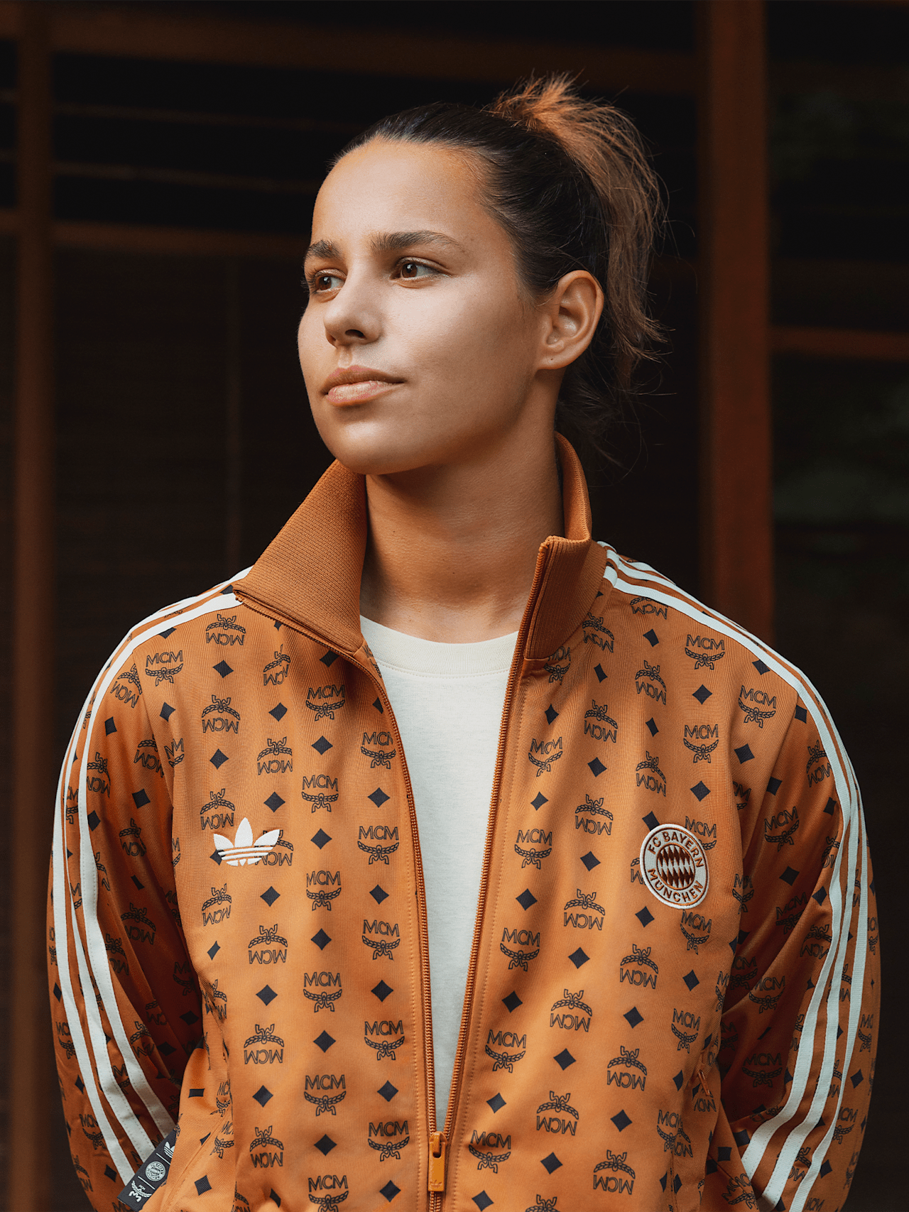 Zip-Jacke MCM detail 4