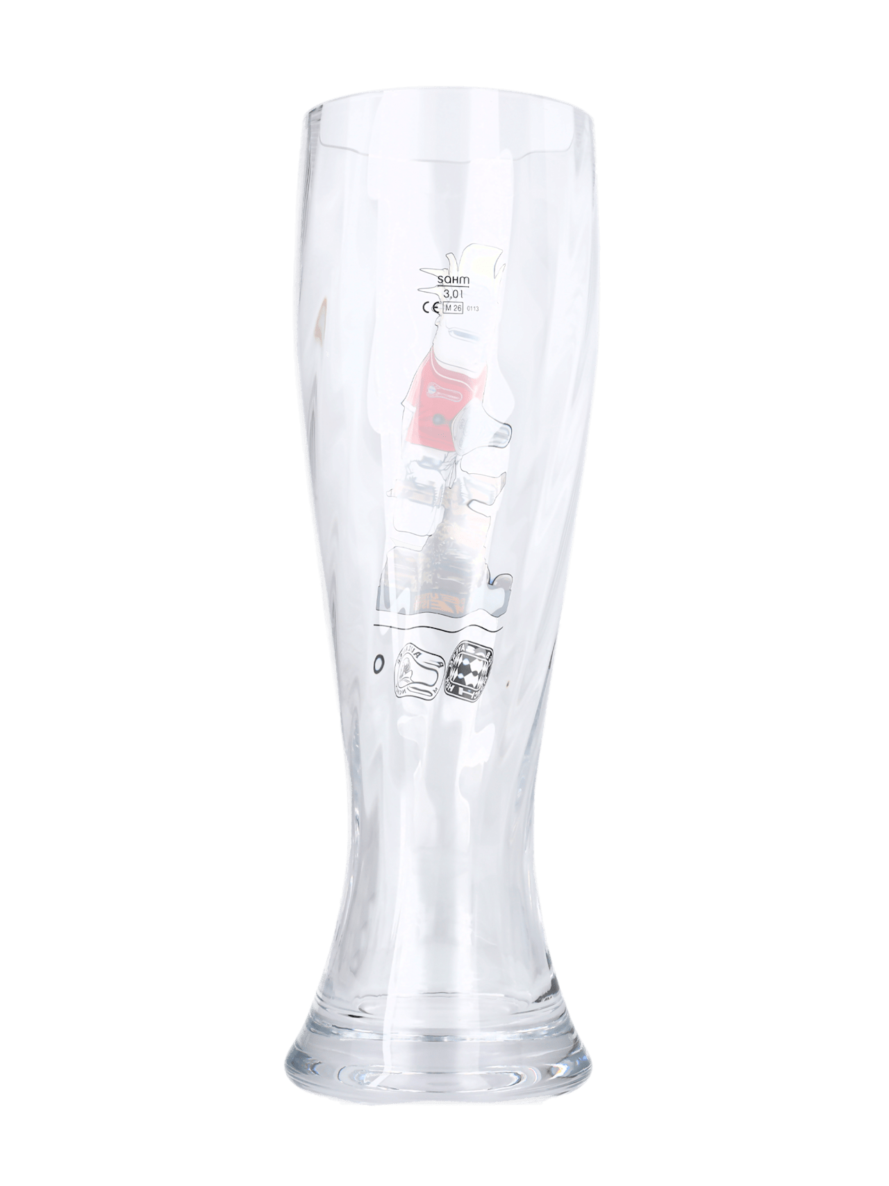 Weißbierglas Meister 2026 3l detail 2