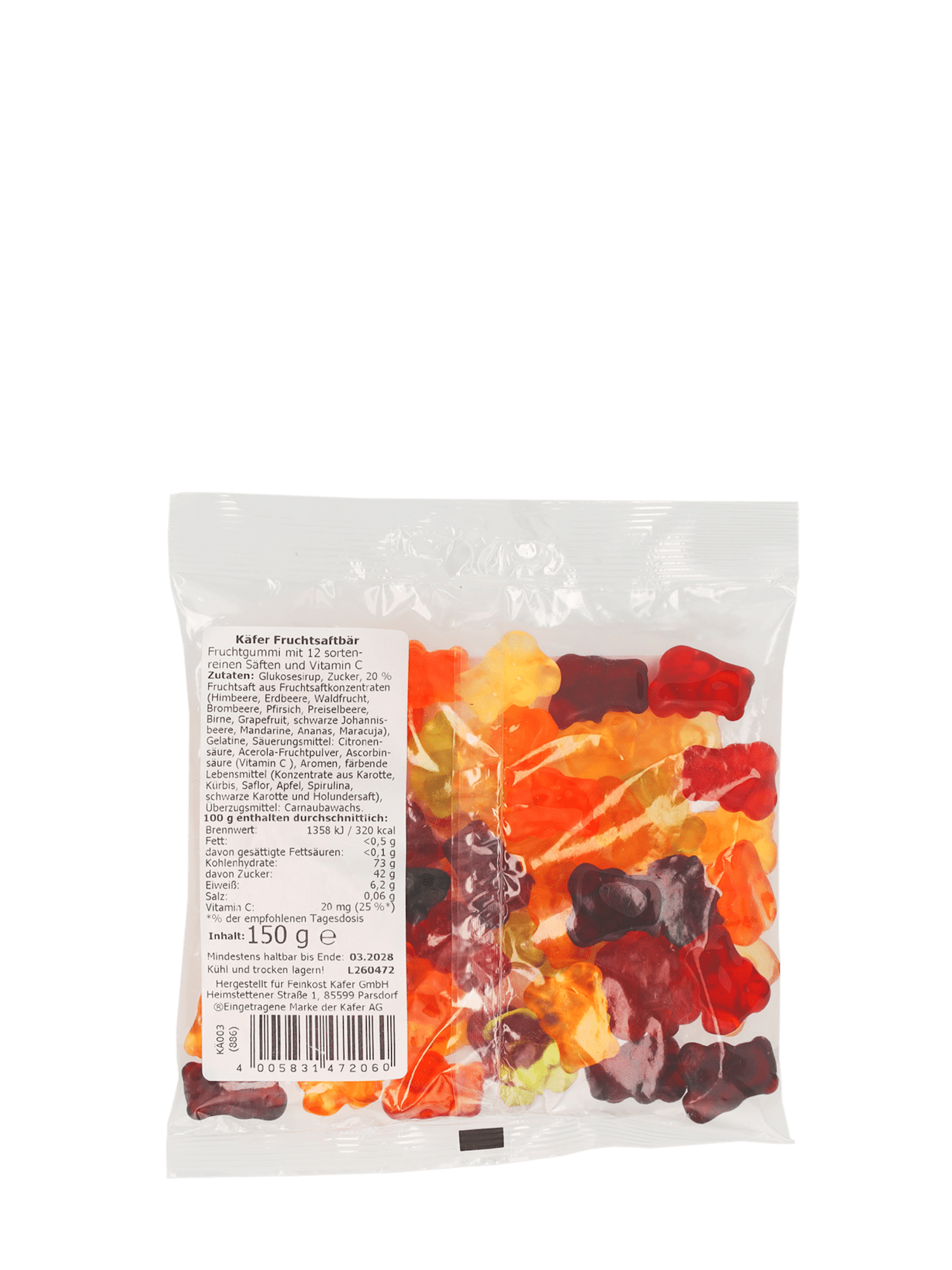Fruchtsaftbären Meister 2026 150 g detail 2