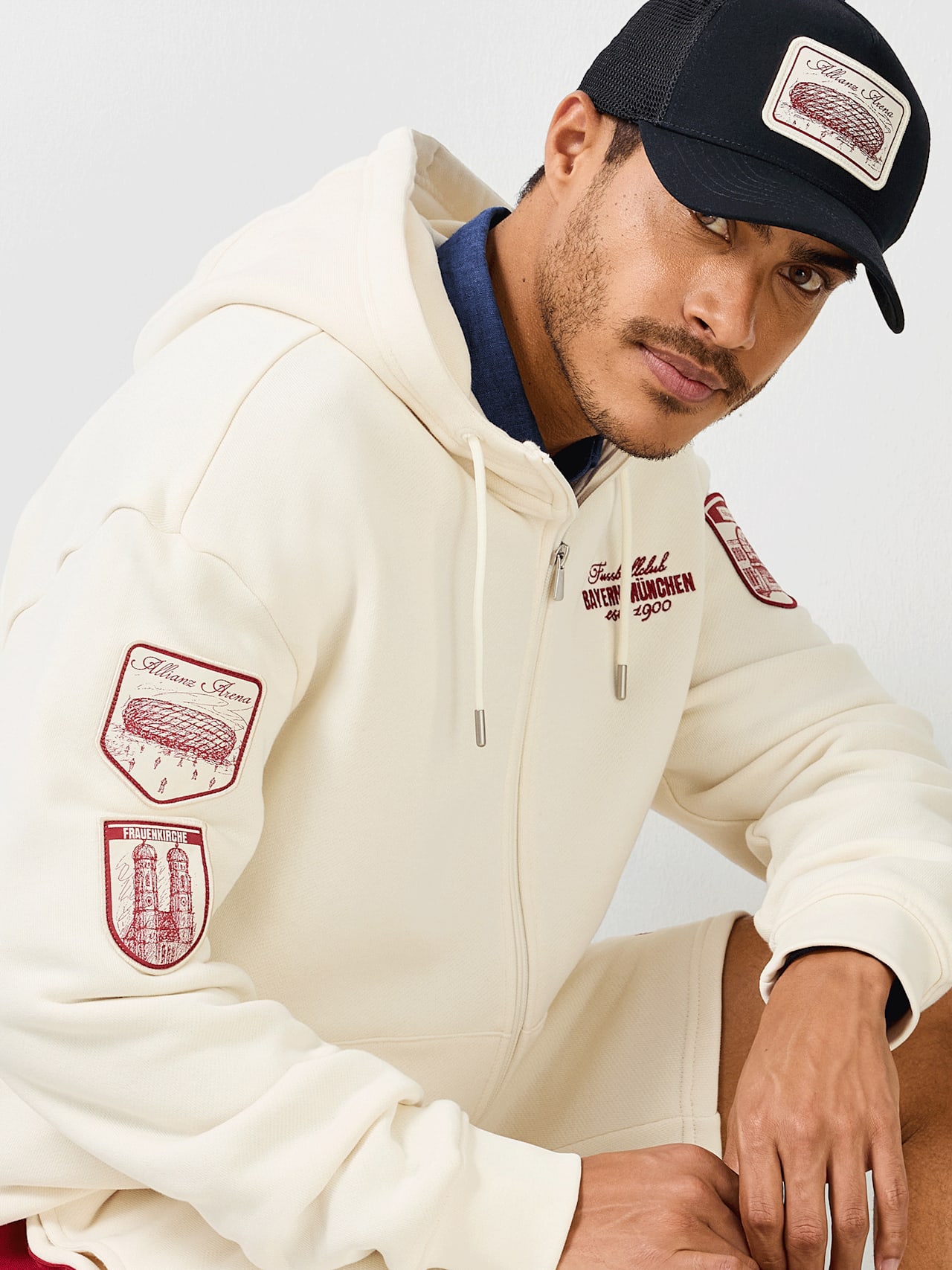Zip-Up Hoodie Munich detail 6
