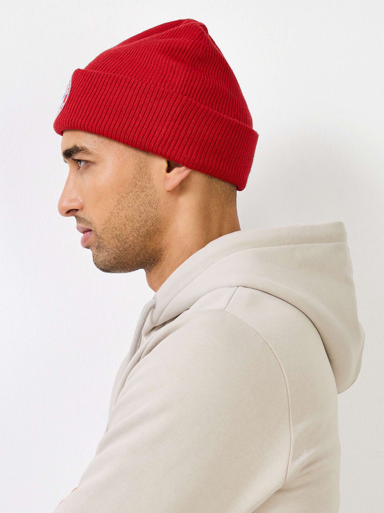 Knitted Hat with Logo detail 4