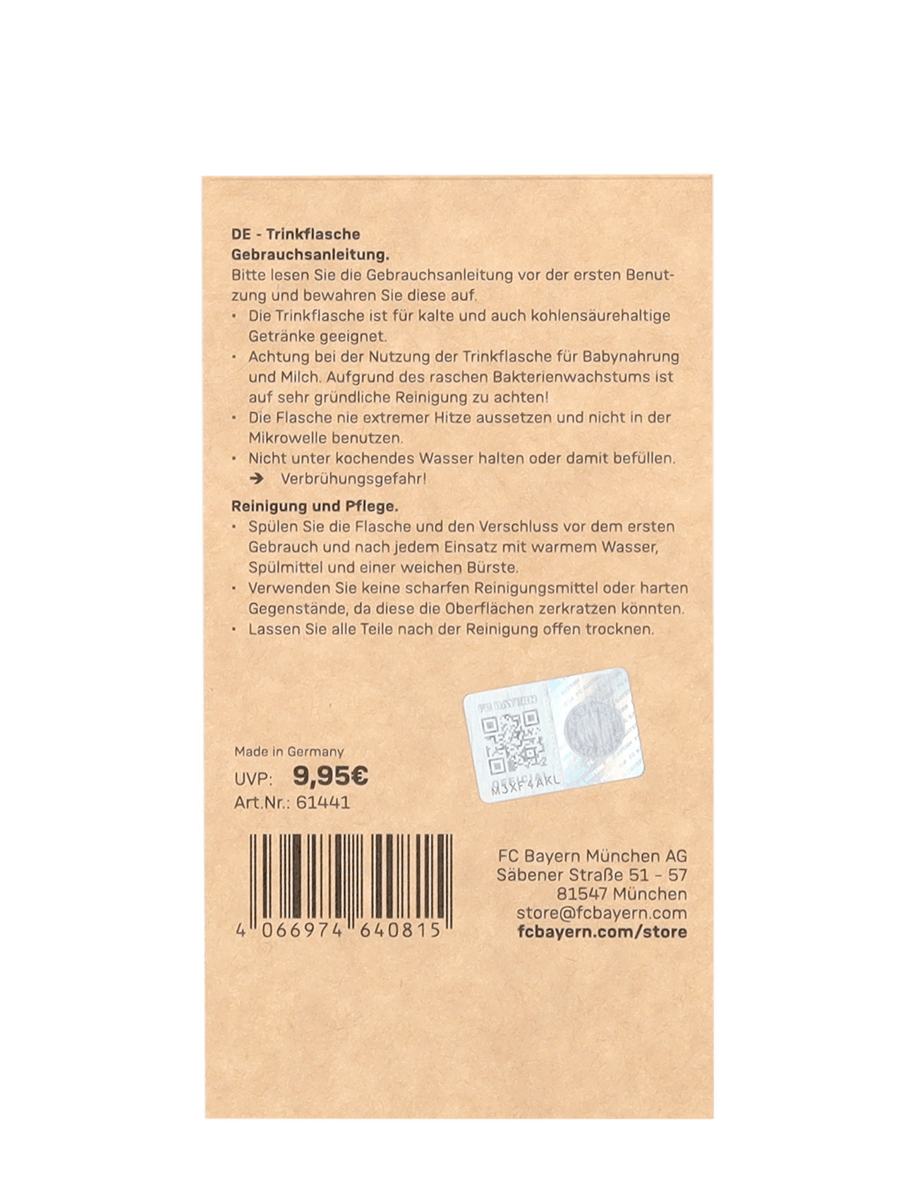 Gourde Berni 0,4 l detail 6