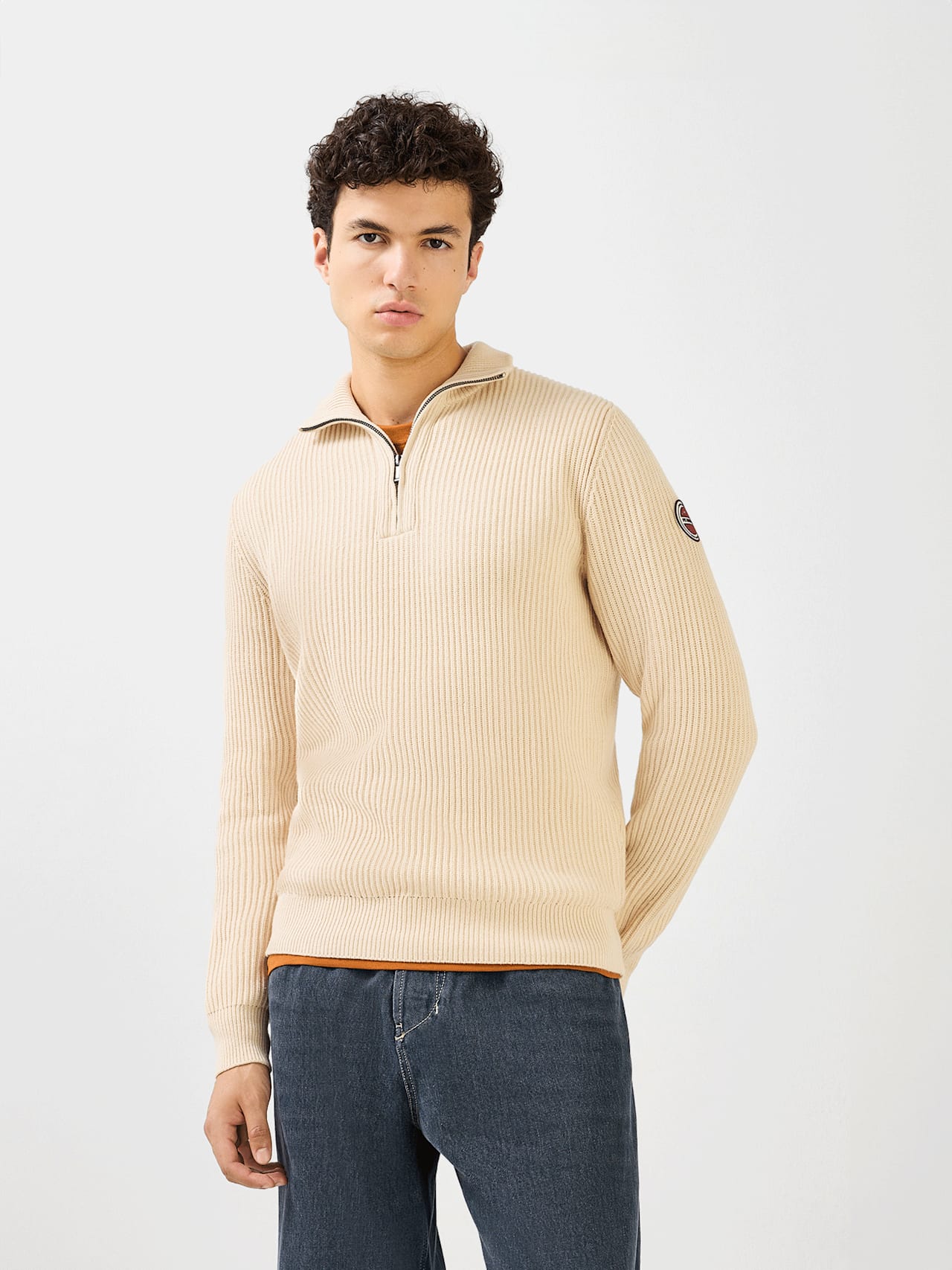 Knitted Half-Zip Heimat detail 1