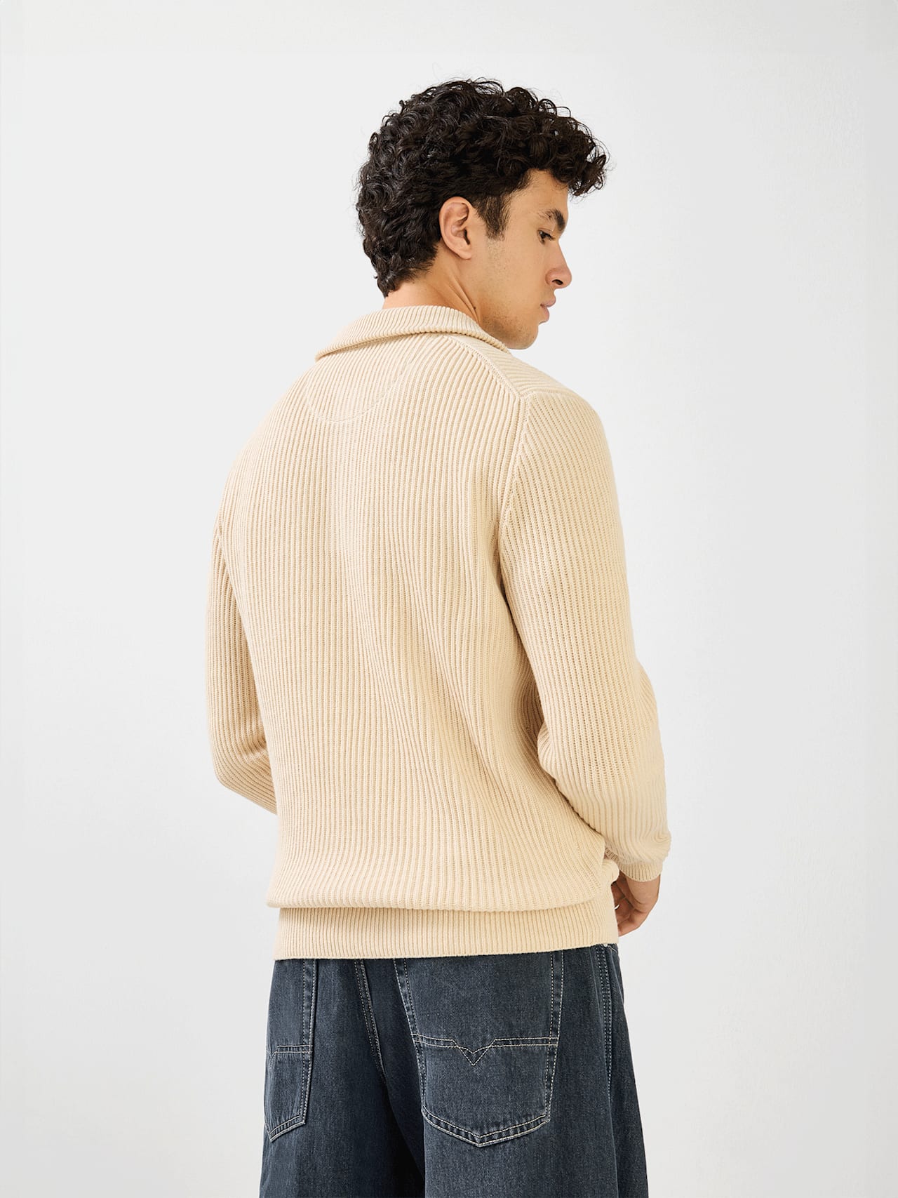 Knitted Half-Zip Heimat detail 2