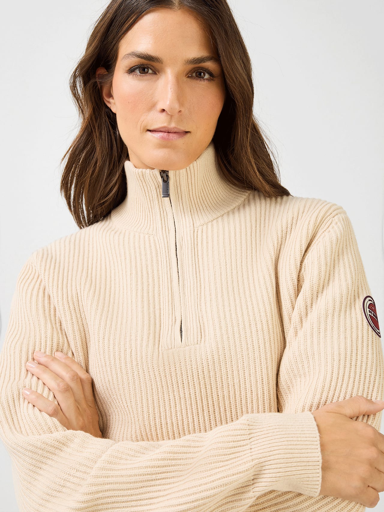 Knitted Half-Zip Heimat detail 6