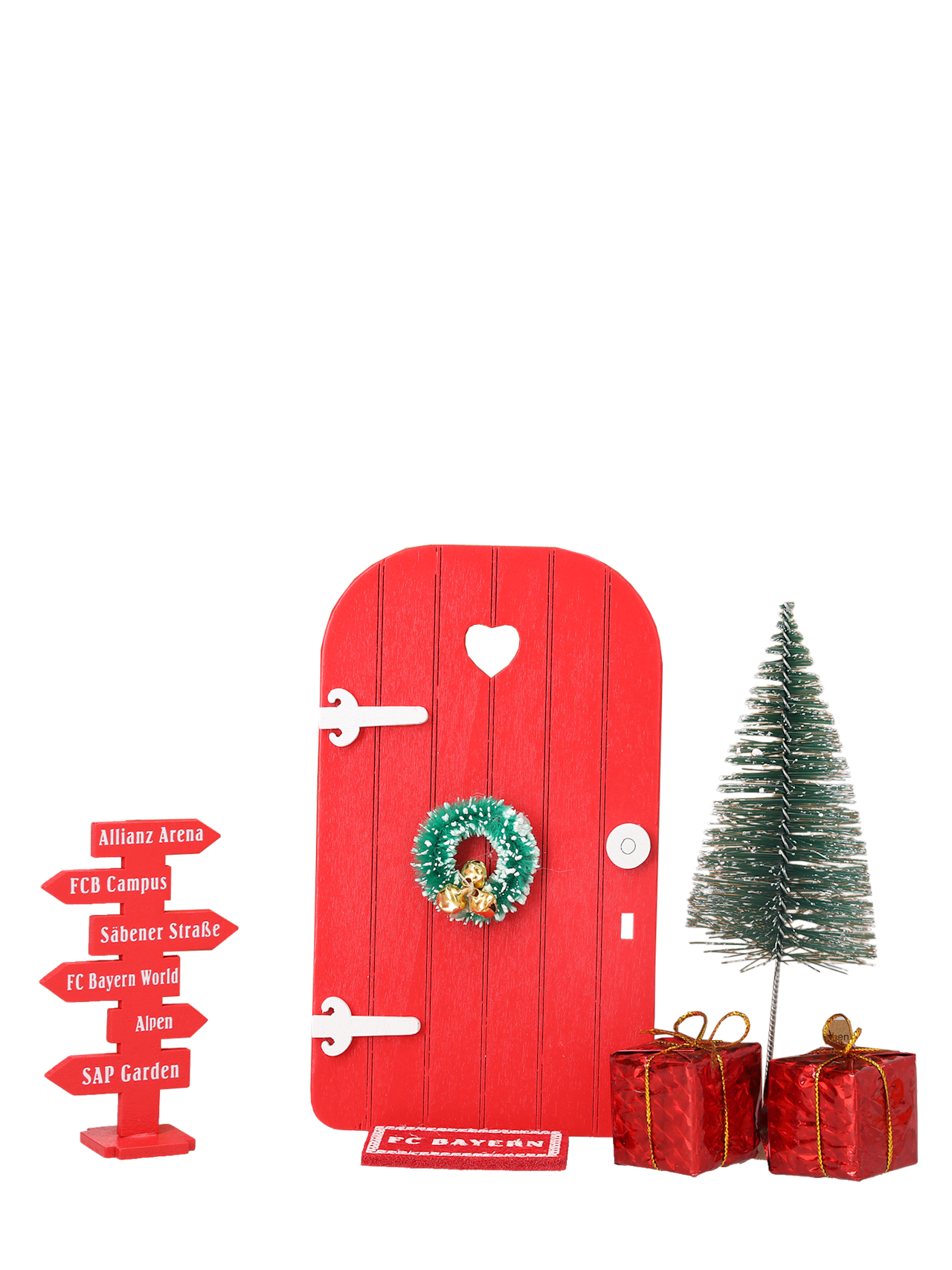 Secret Santa door set detail 3
