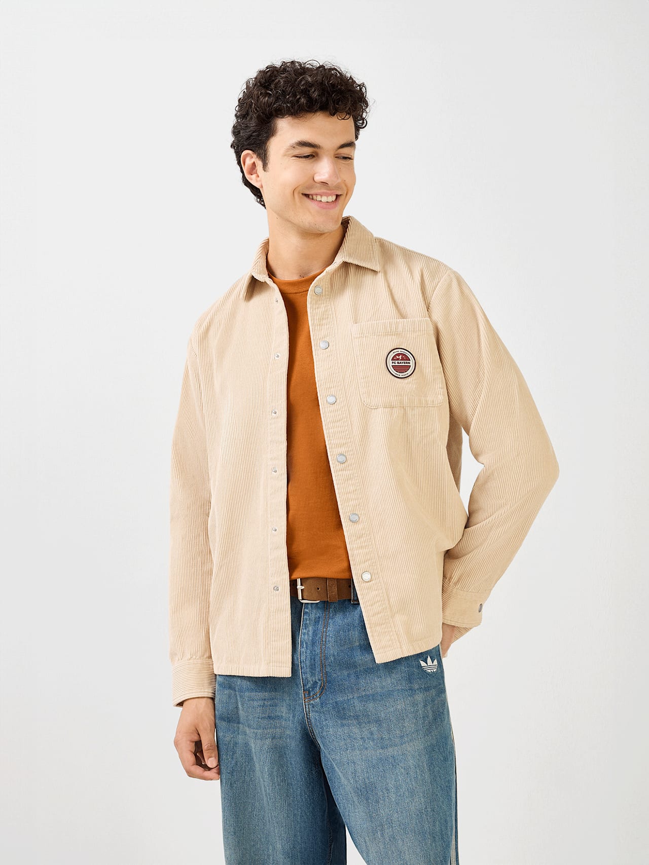 Corduroy shirt home detail 1