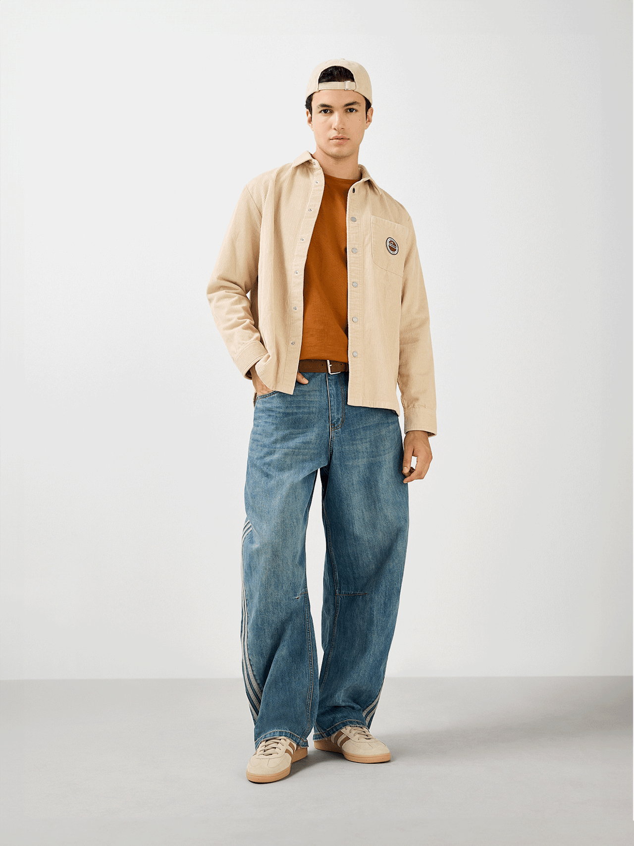 Corduroy shirt home detail 4